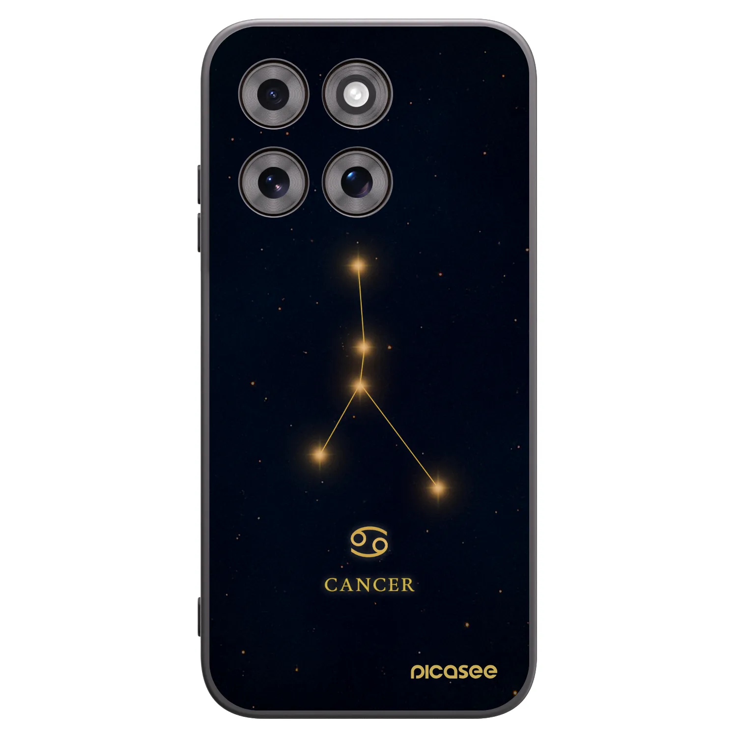 Picasee husă neagră din silicon pentru Motorola Moto G77 - CANCER