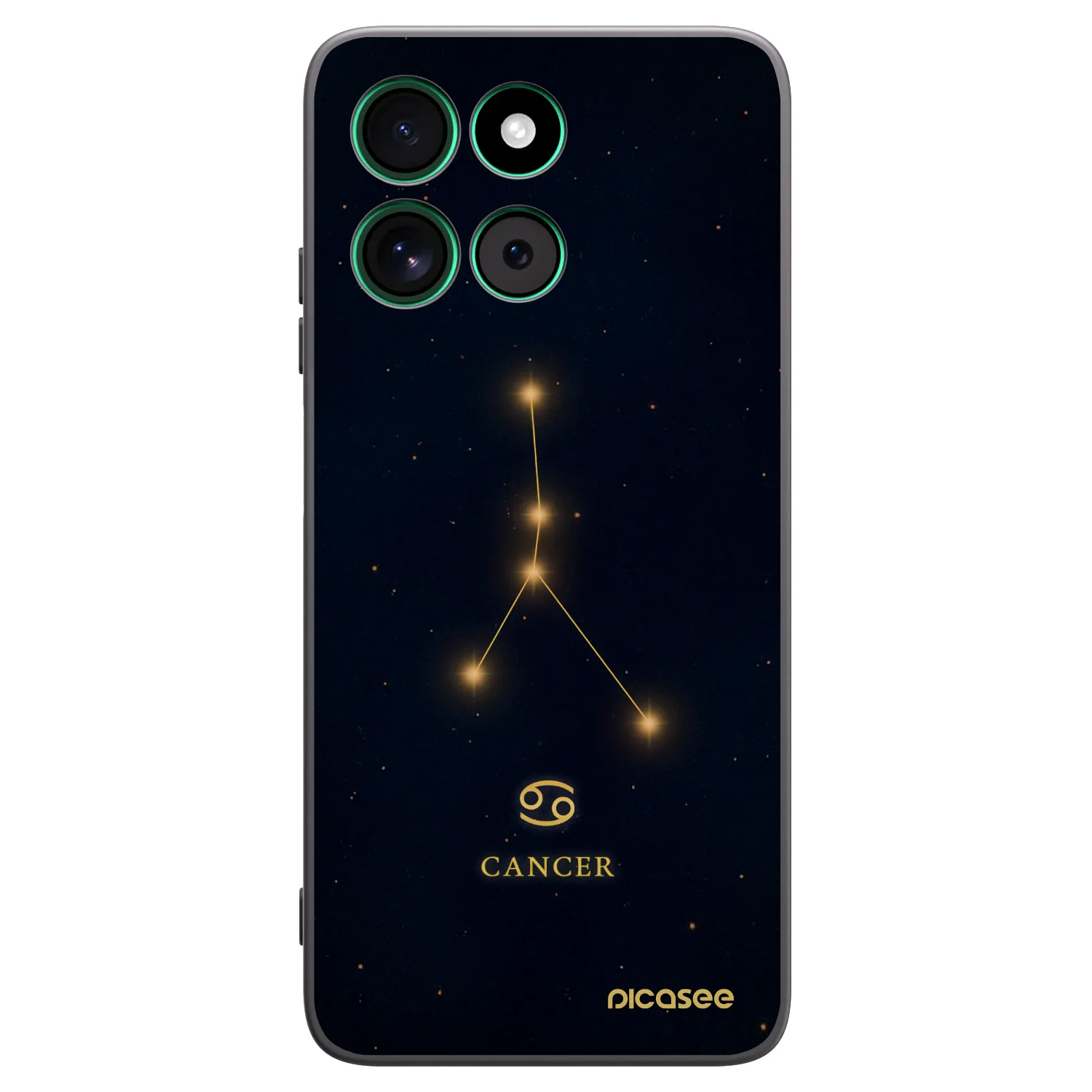 Picasee husă neagră din silicon pentru Motorola Moto G57 Power - CANCER