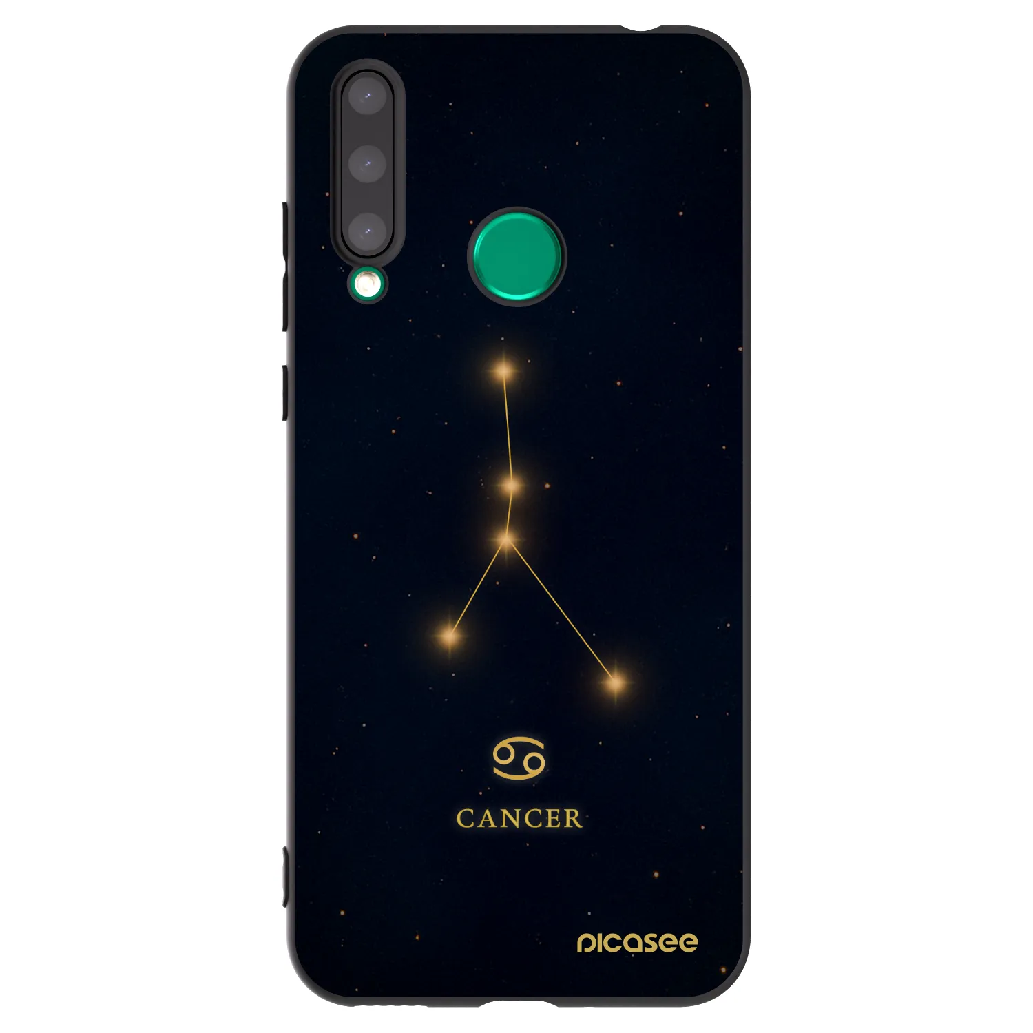 Picasee husă neagră din silicon pentru Honor 20 Lite - CANCER