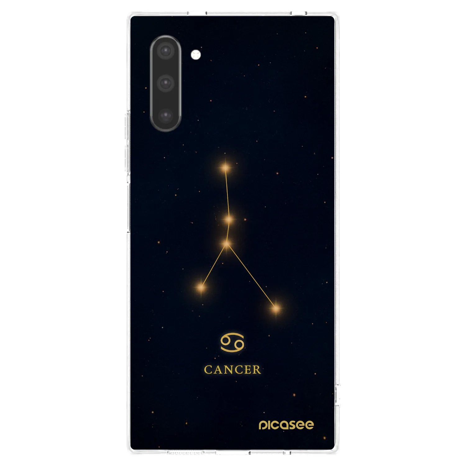 Picasee husă transparentă din silicon pentru Samsung Galaxy Note 10 N970F - CANCER