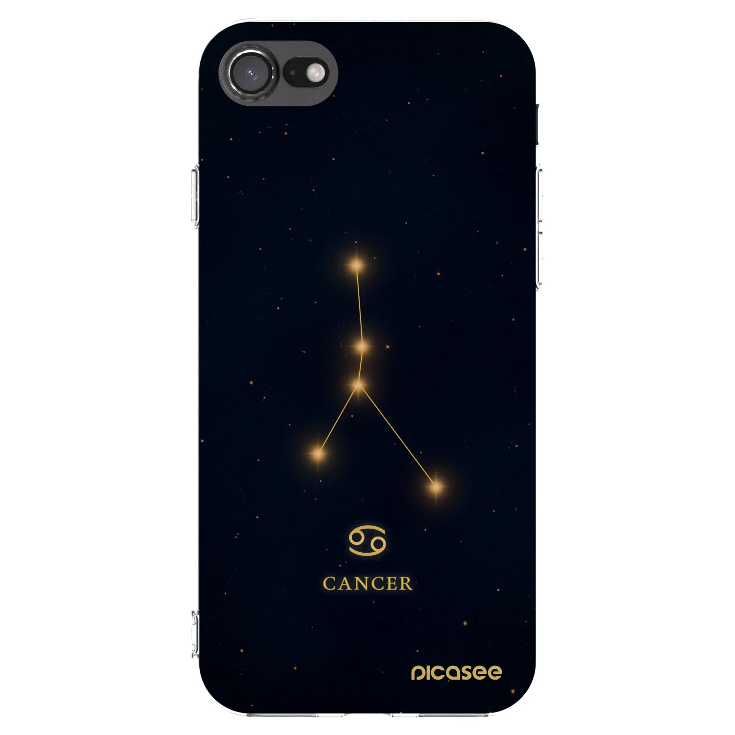Picasee husă transparentă din silicon pentru Apple iPhone 8 - CANCER