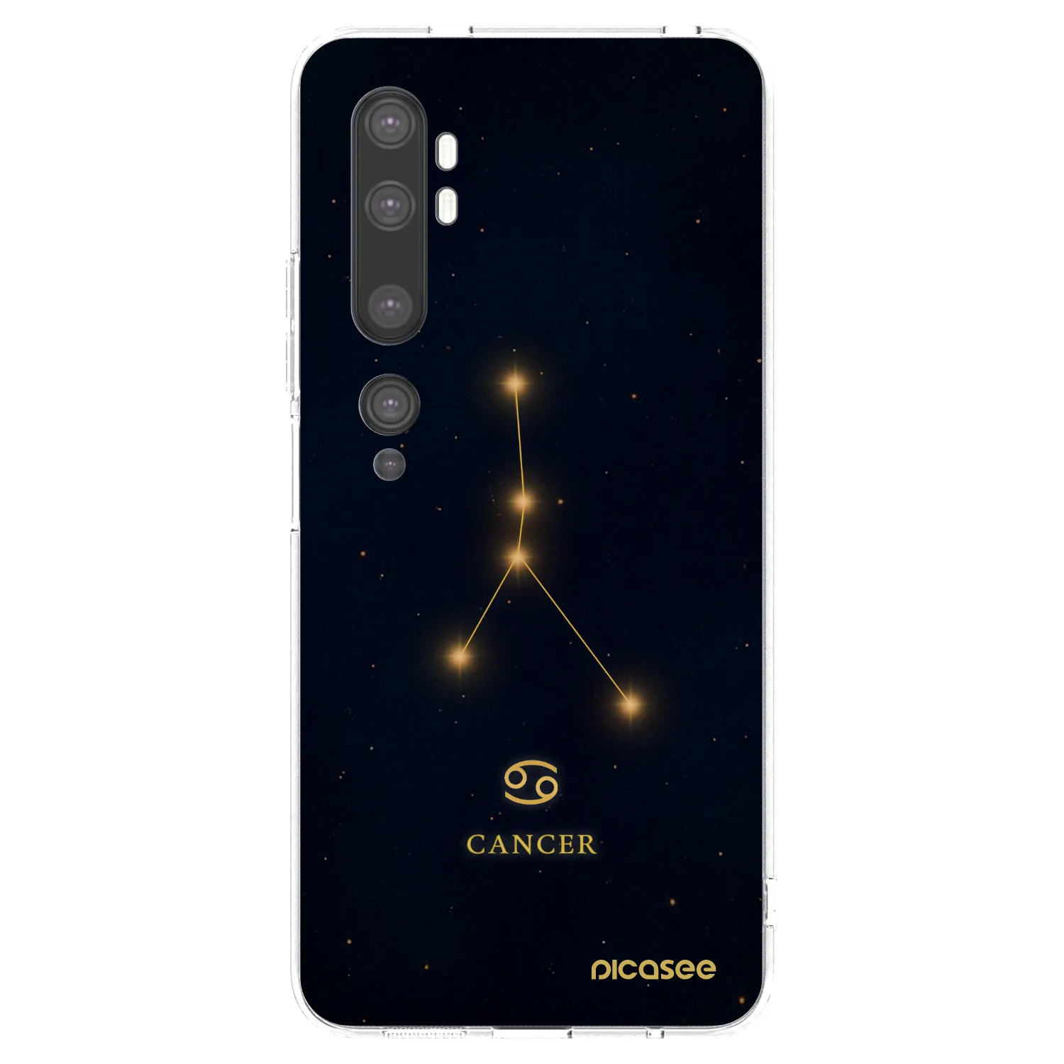 Picasee husă transparentă din silicon pentru Xiaomi Mi Note 10 (Pro) - CANCER