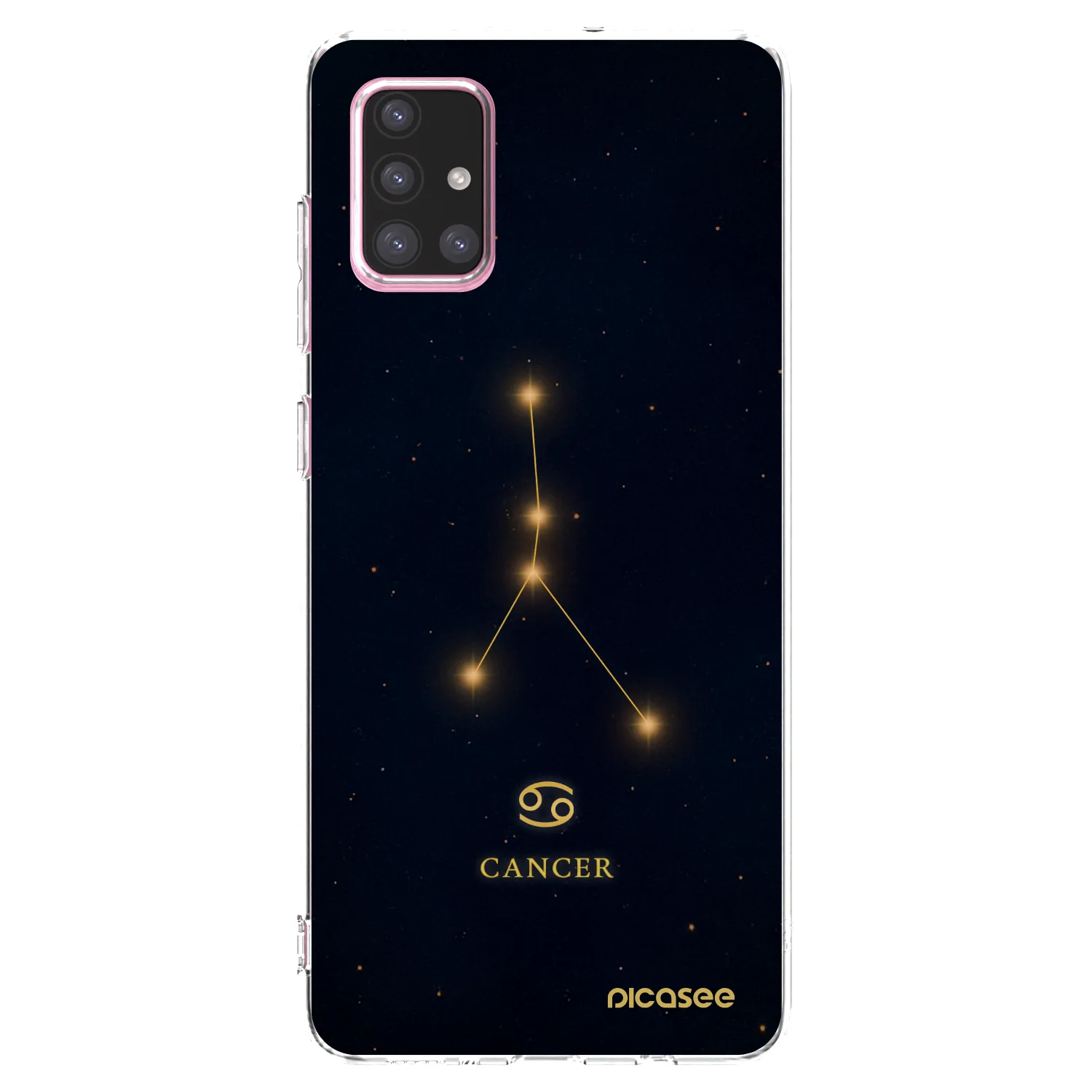Picasee husă transparentă din silicon pentru Samsung Galaxy A71 A715F - CANCER