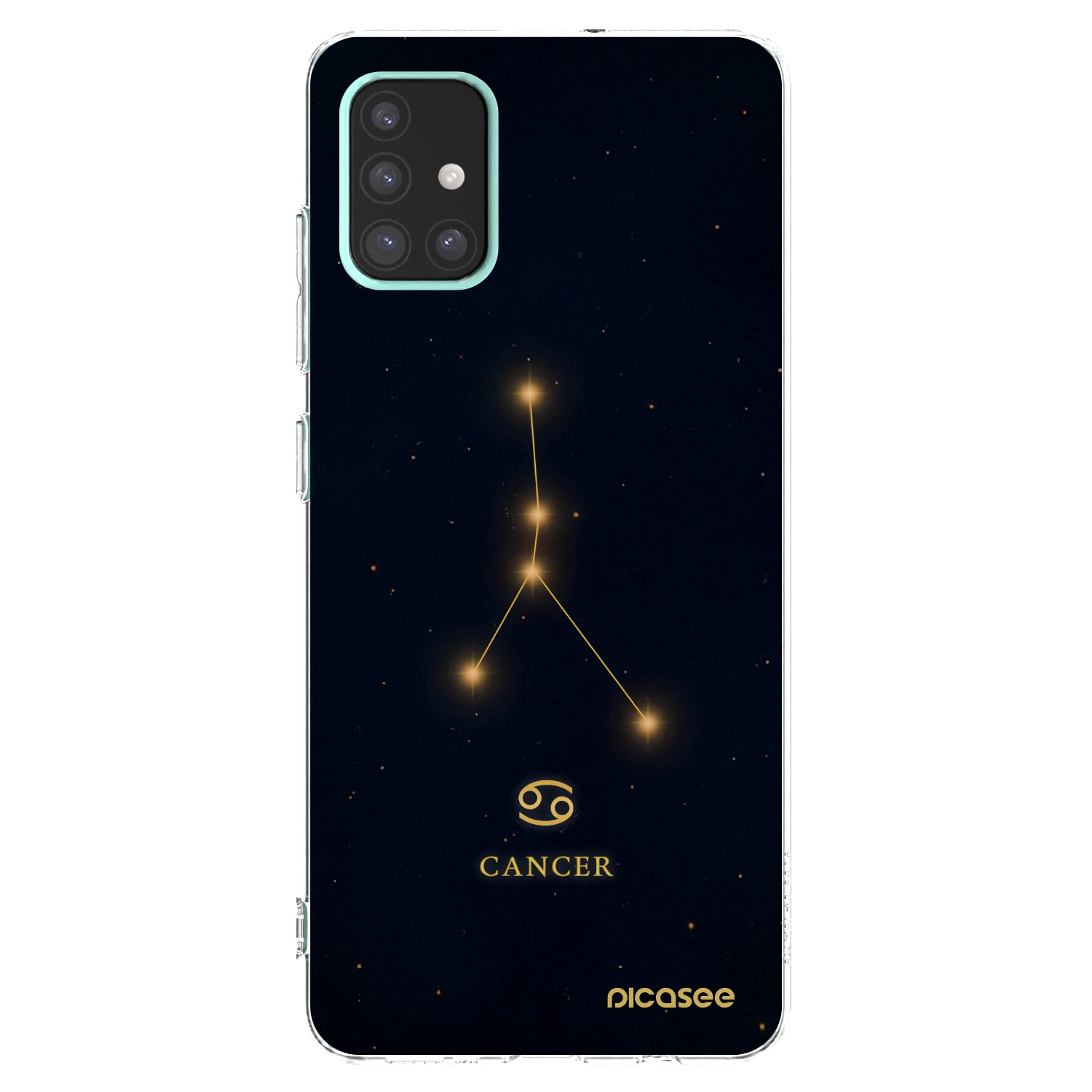 Picasee husă transparentă din silicon pentru Samsung Galaxy A51 A515F - CANCER