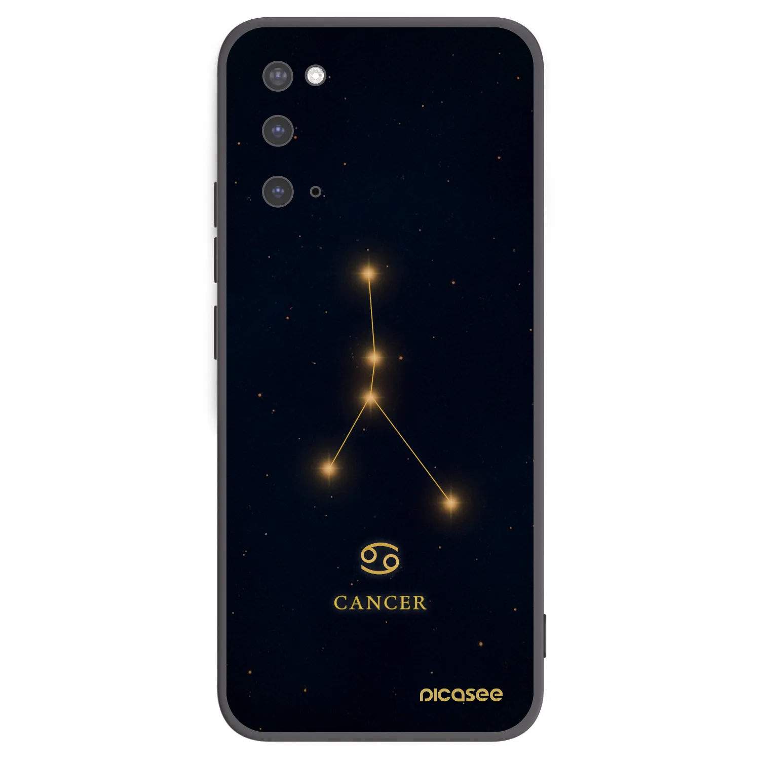 Picasee husă neagră din silicon pentru Samsung Galaxy S20 G980F - CANCER