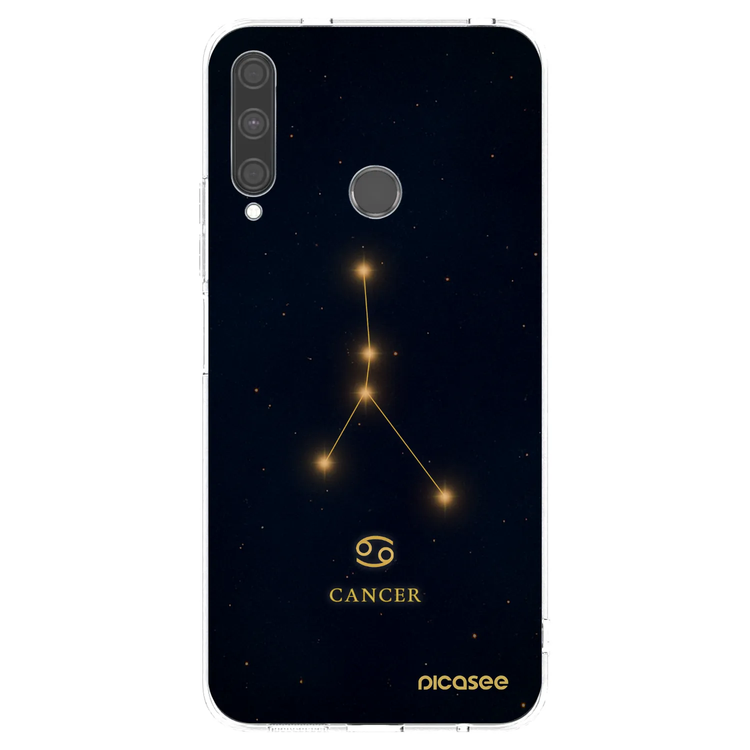 Picasee husă transparentă din silicon pentru Huawei P40 Lite E - CANCER