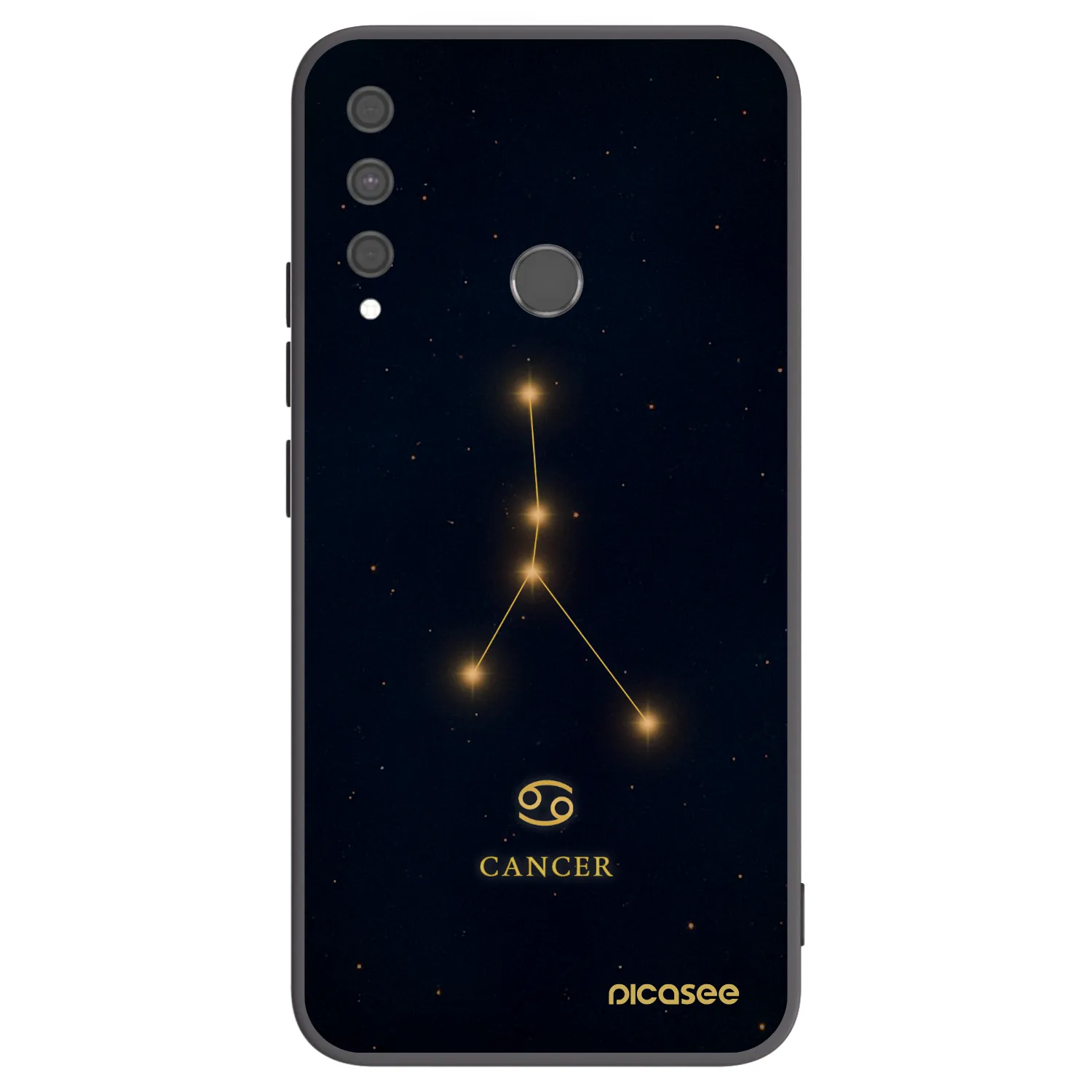 Picasee husă neagră din silicon pentru Huawei P40 Lite E - CANCER