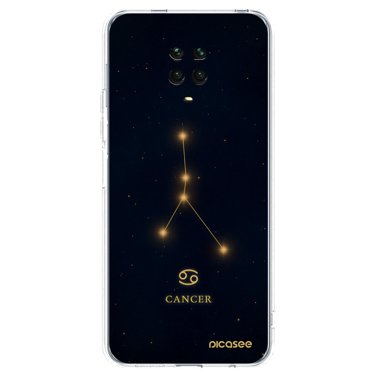 Picasee husă transparentă din silicon pentru Xiaomi Redmi Note 9 Pro - CANCER