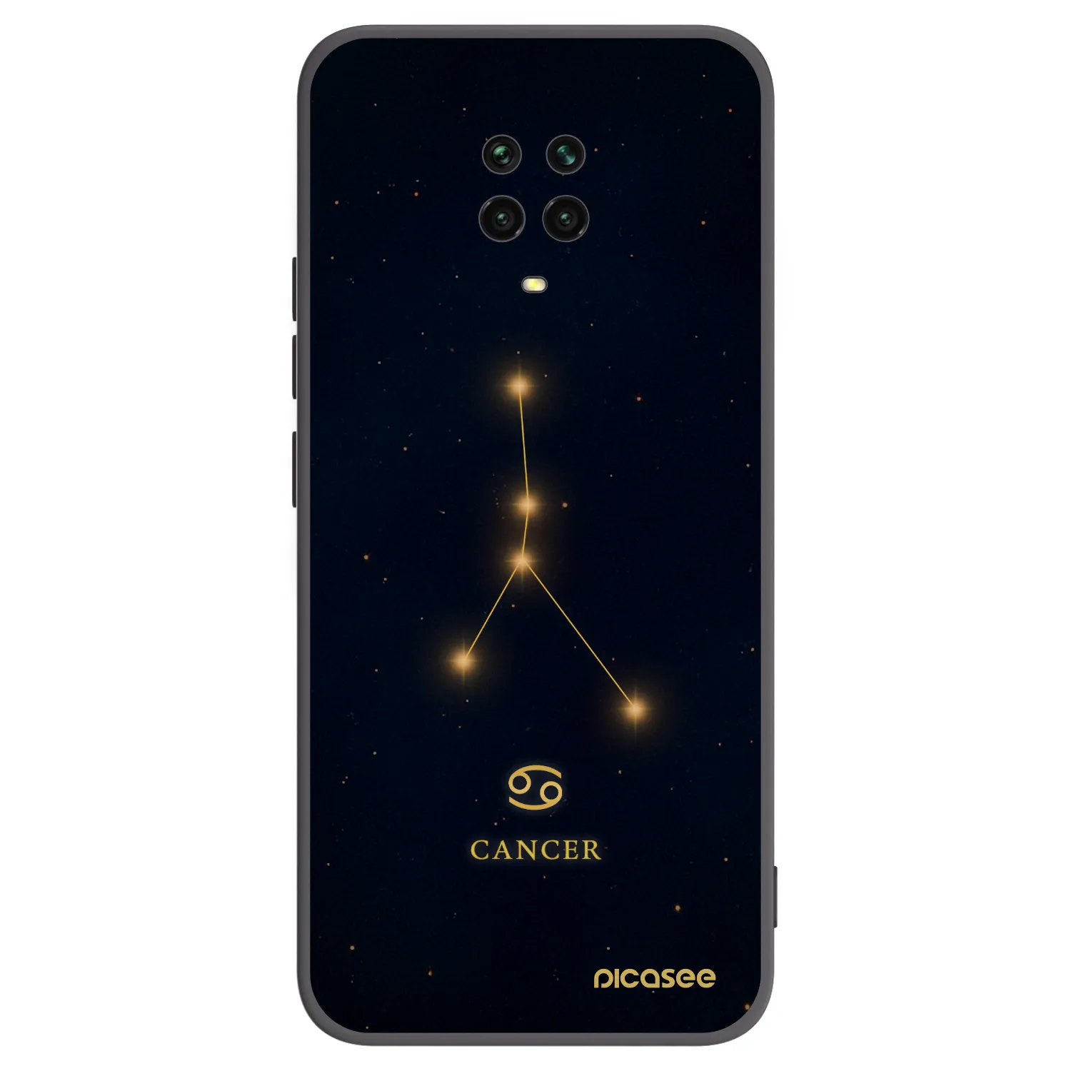 Picasee husă neagră din silicon pentru Xiaomi Redmi Note 9 Pro - CANCER