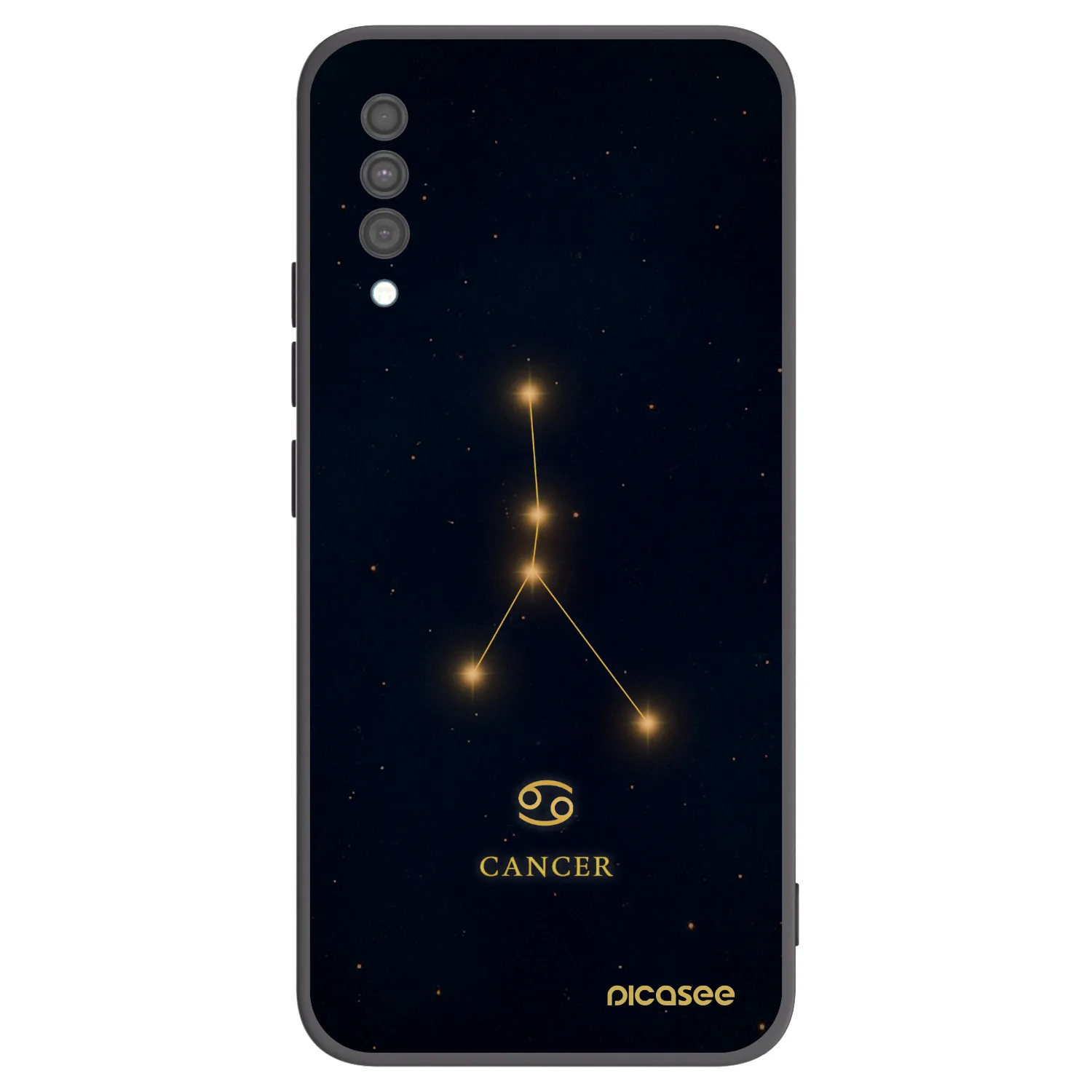 Picasee husă neagră din silicon pentru Samsung Galaxy A30s A307F - CANCER