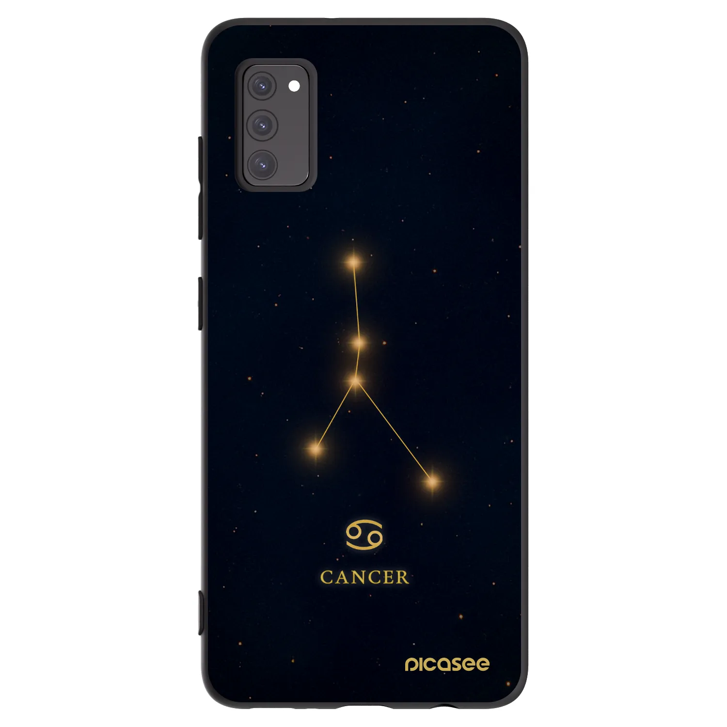 Picasee husă neagră din silicon pentru Samsung Galaxy A41 A415F - CANCER