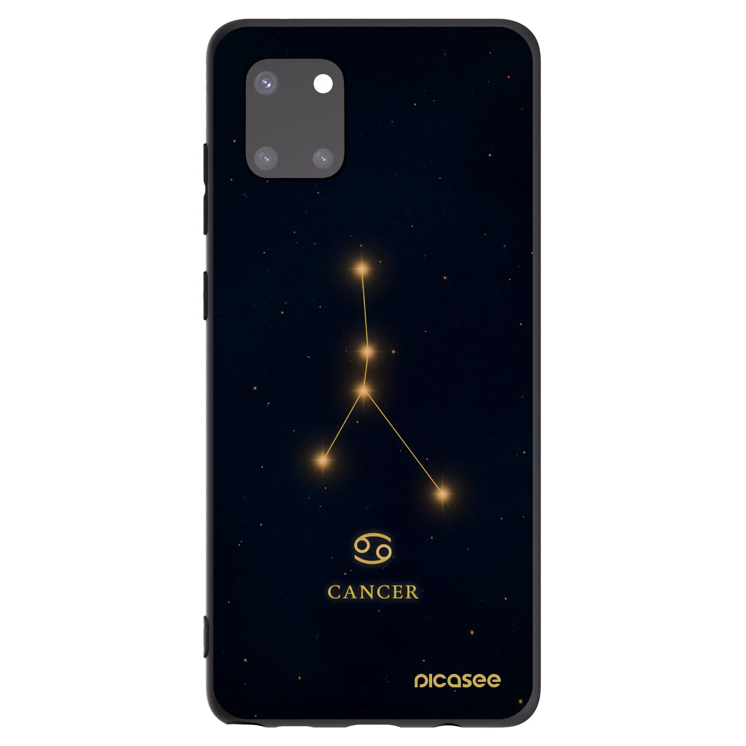 Picasee husă neagră din silicon pentru Samsung Galaxy Note 10 Lite N770F - CANCER