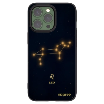 Picasee husă neagră din silicon pentru Apple iPhone 13 Pro - LEO