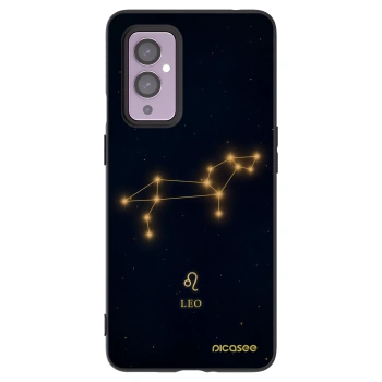 Picasee husă neagră din silicon pentru OnePlus 9 - LEO