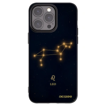 Picasee husă neagră din silicon pentru Apple iPhone 15 Pro Max - LEO