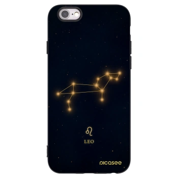 Picasee husă neagră din silicon pentru Apple iPhone 6/6S - LEO