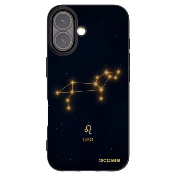 Picasee husă neagră din silicon pentru Apple iPhone 16 - LEO