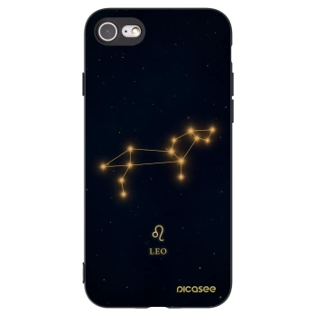 Picasee husă neagră din silicon pentru Apple iPhone 8 - LEO