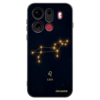 Picasee husă neagră din silicon pentru OPPO Find X9 Pro - LEO