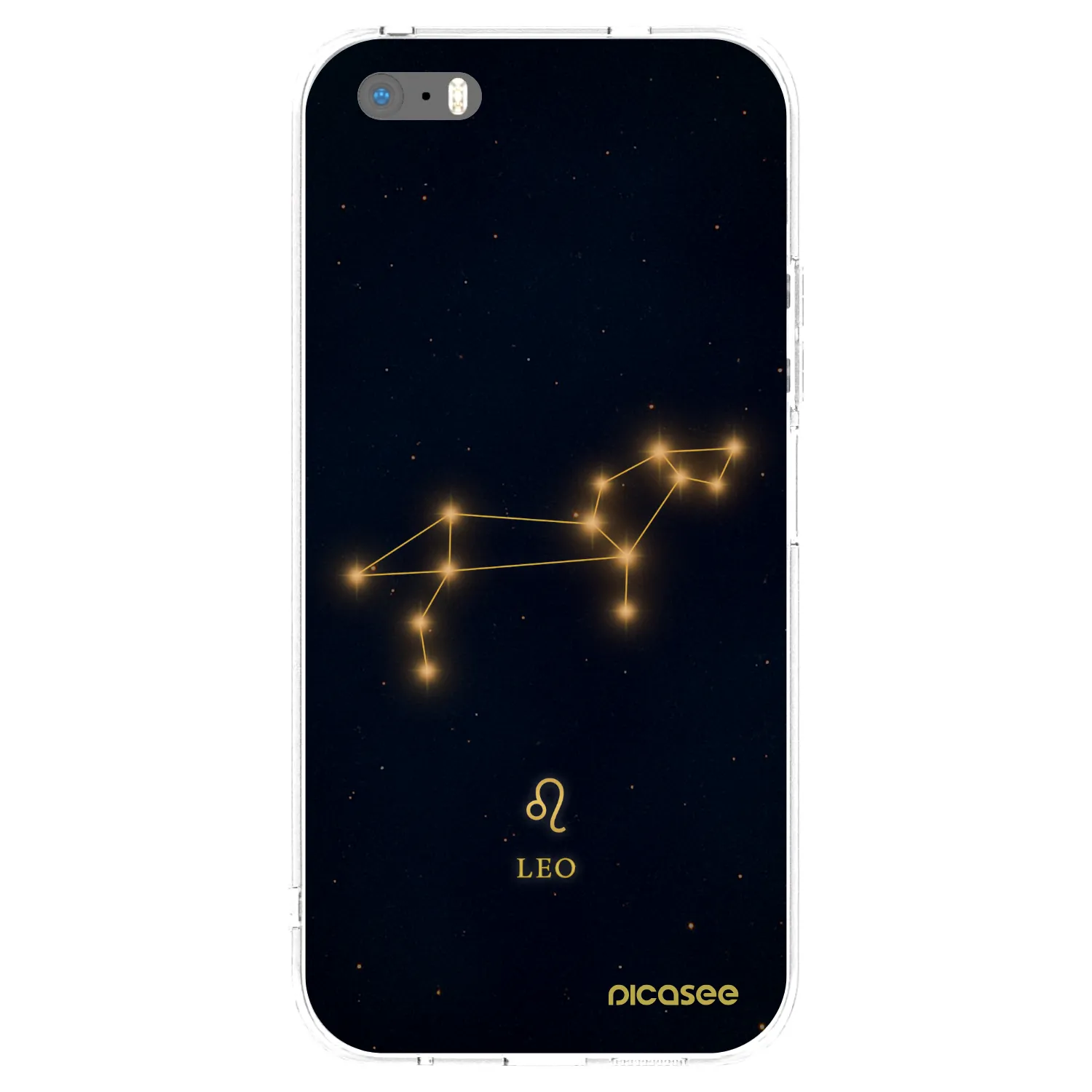 Picasee husă transparentă din silicon pentru Apple iPhone 5/5S/SE - LEO