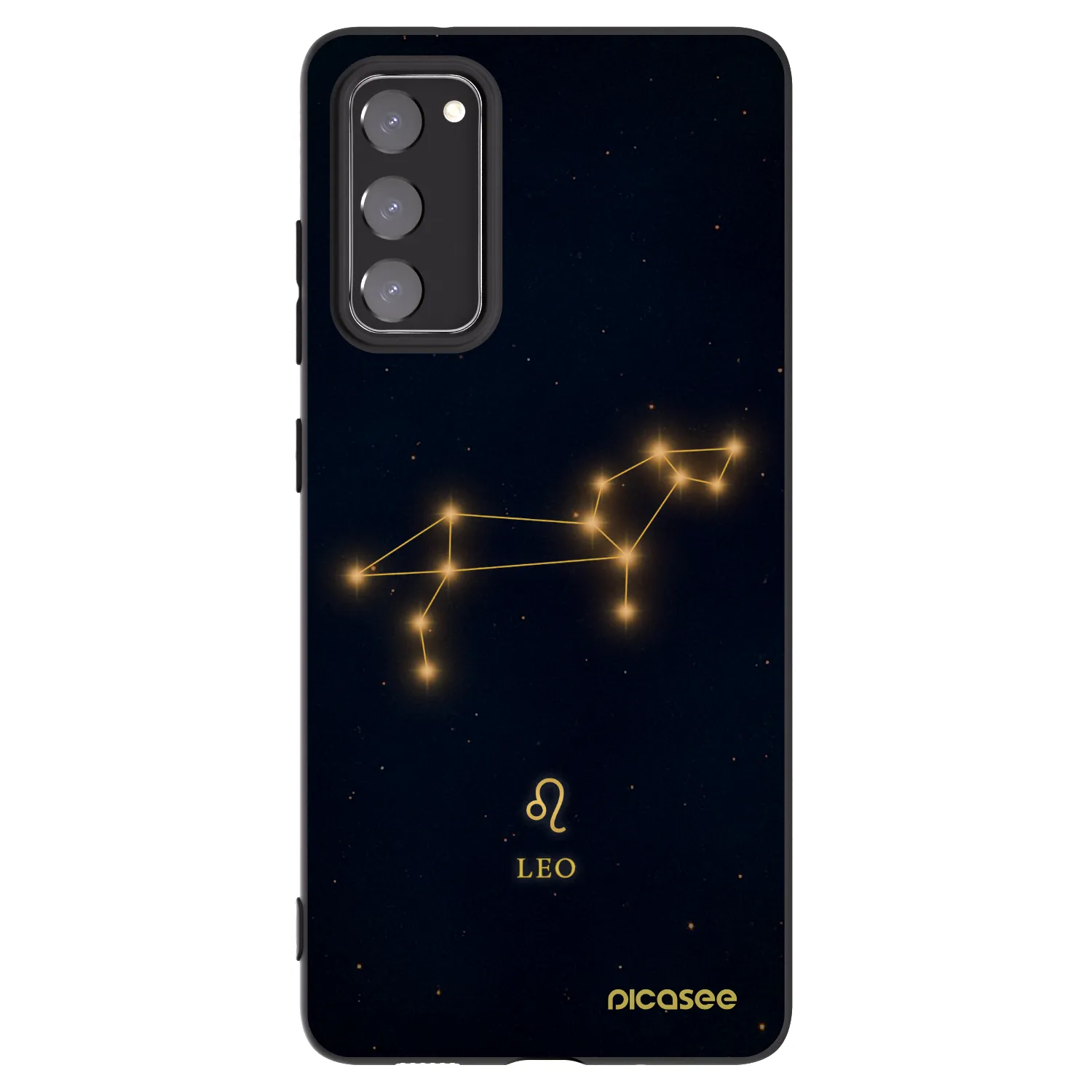 Picasee husă neagră din silicon pentru Samsung Galaxy S20 FE - LEO