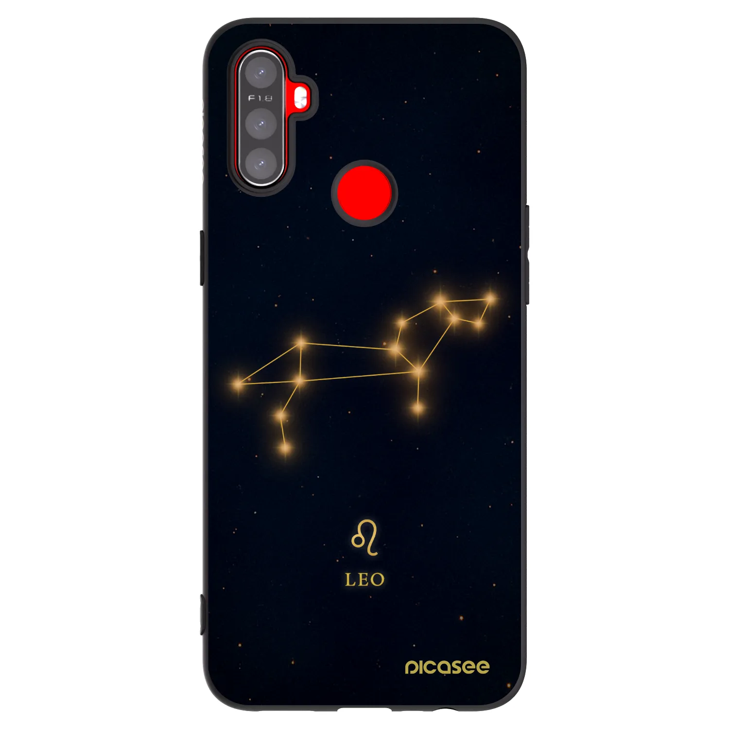 Picasee husă neagră din silicon pentru Realme C3 - LEO