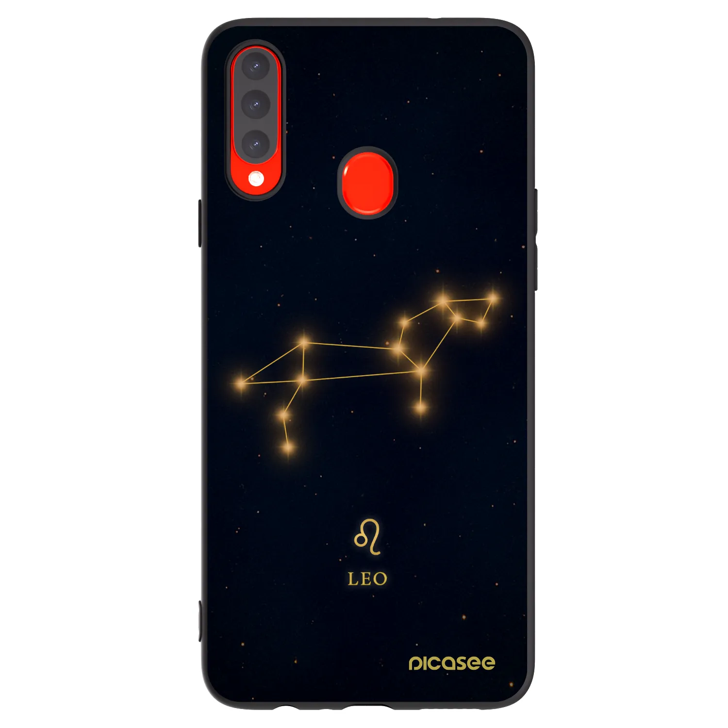 Picasee husă neagră din silicon pentru Samsung Galaxy A20s - LEO