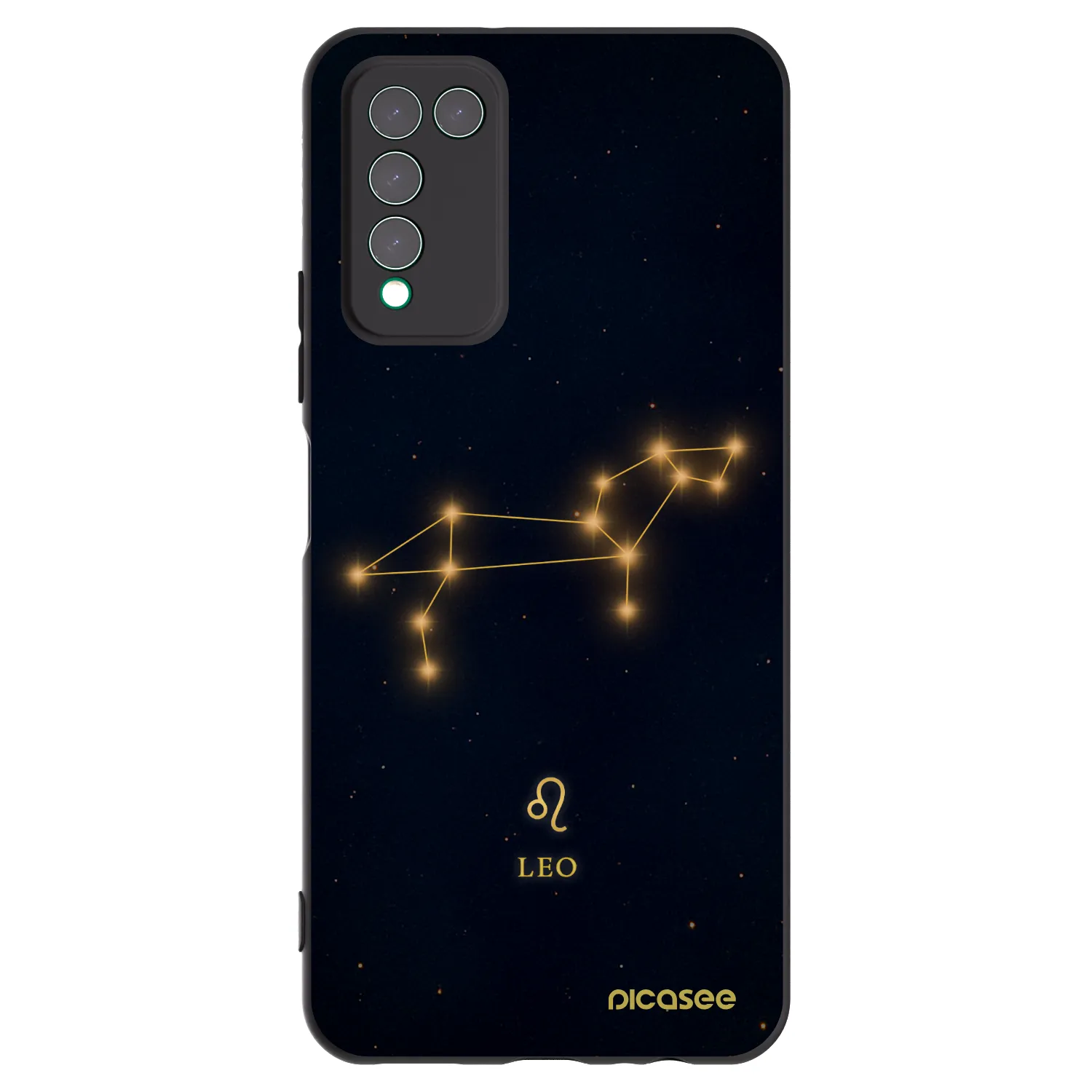 Picasee husă neagră din silicon pentru Honor 10X Lite - LEO