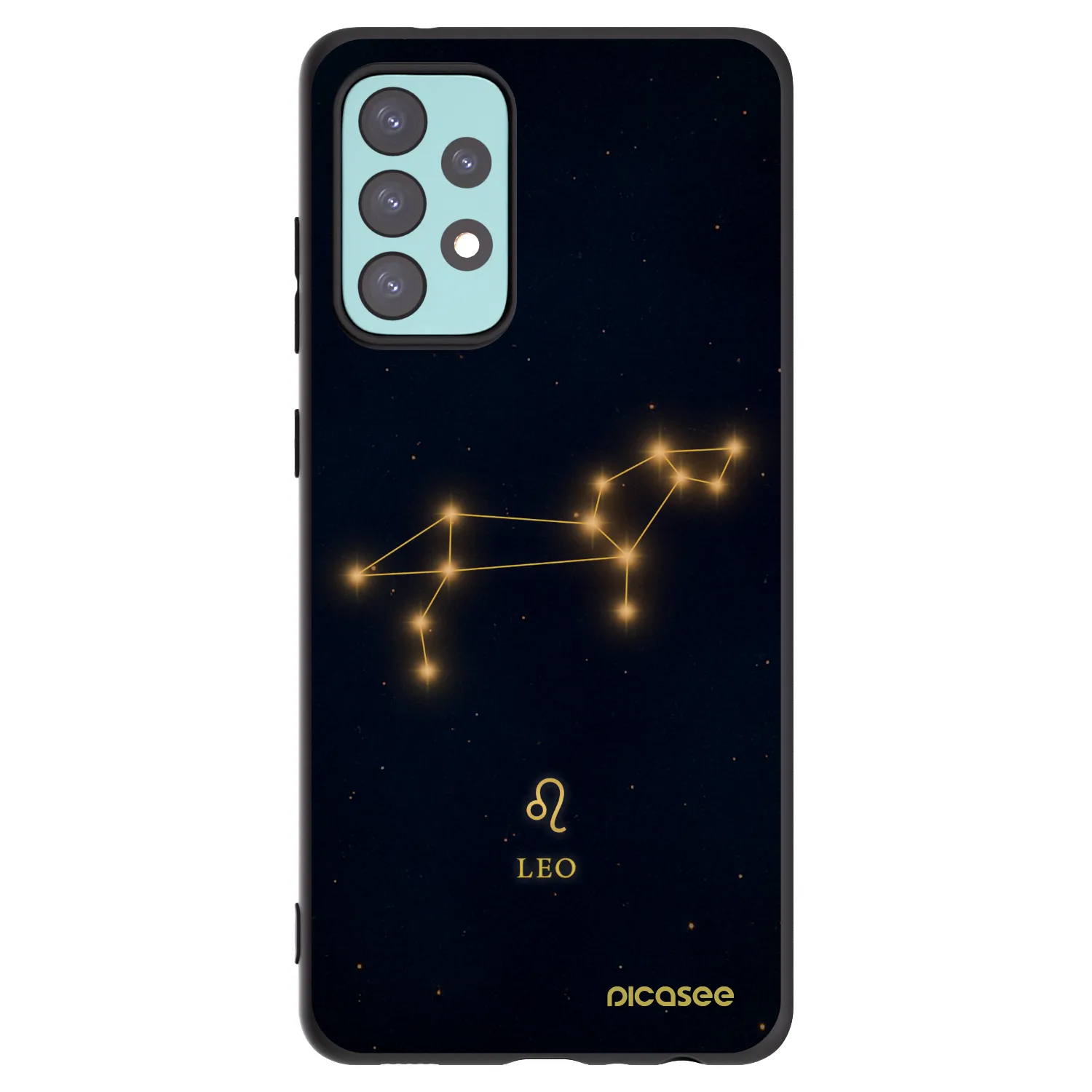 Picasee husă neagră din silicon pentru Samsung Galaxy A72 A725F - LEO