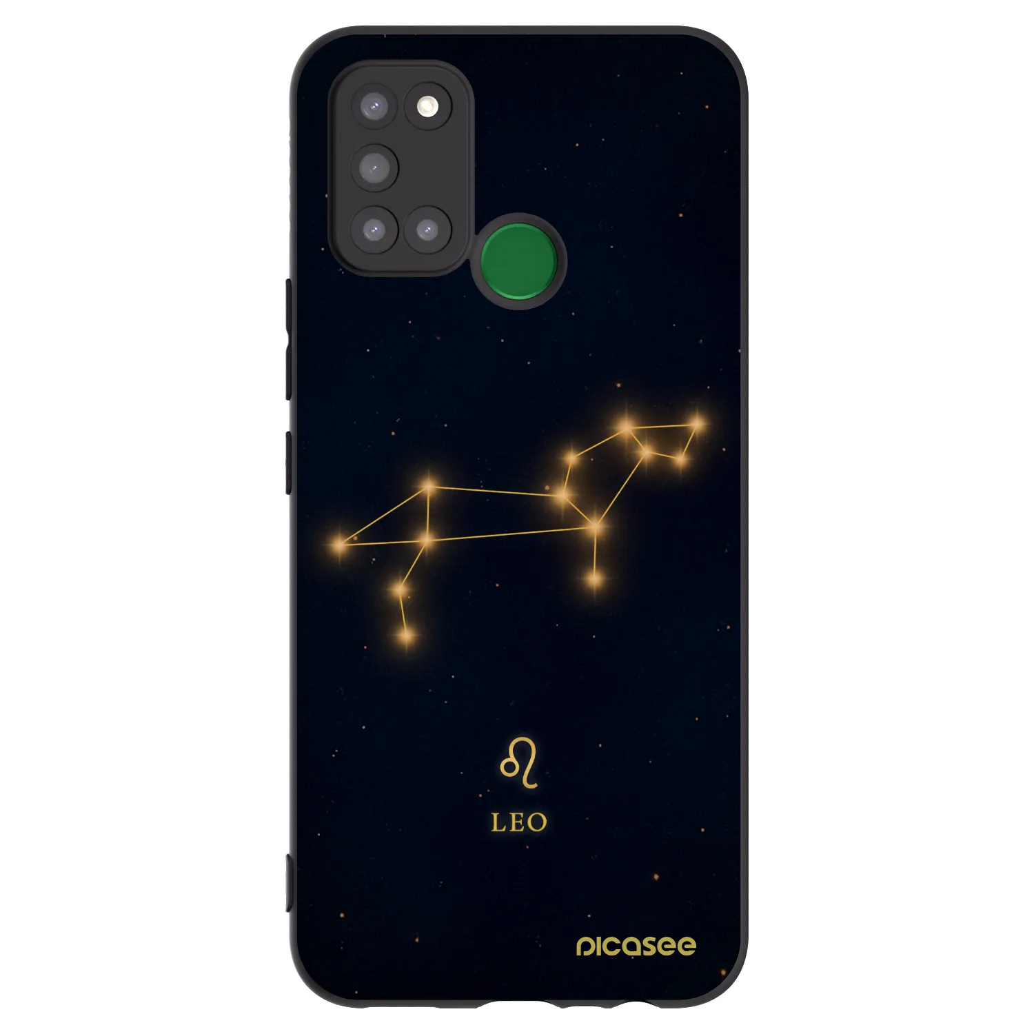 Picasee husă neagră din silicon pentru Realme 7i - LEO
