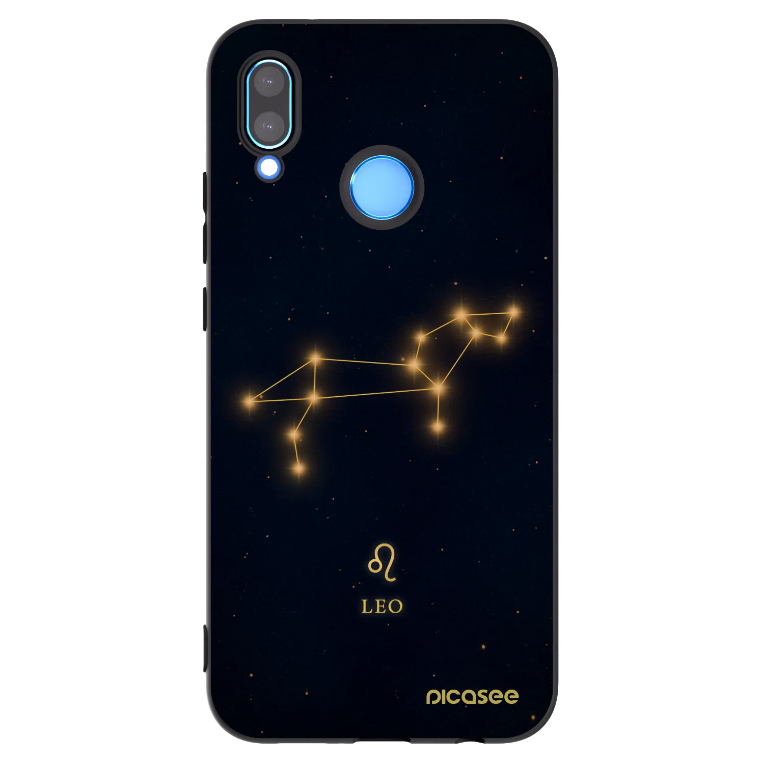Picasee husă neagră din silicon pentru Huawei P20 Lite - LEO
