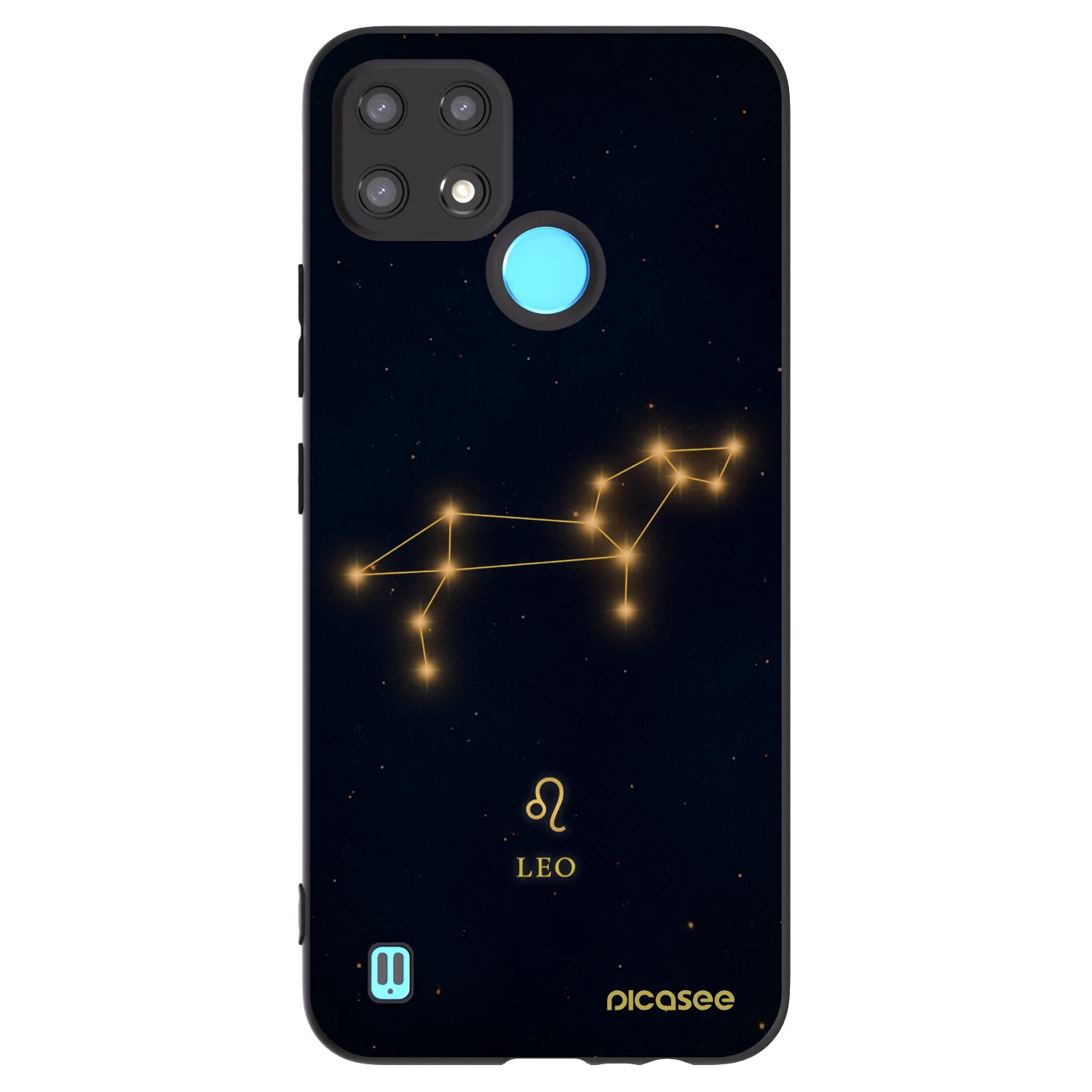 Picasee husă neagră din silicon pentru Realme C21 - LEO