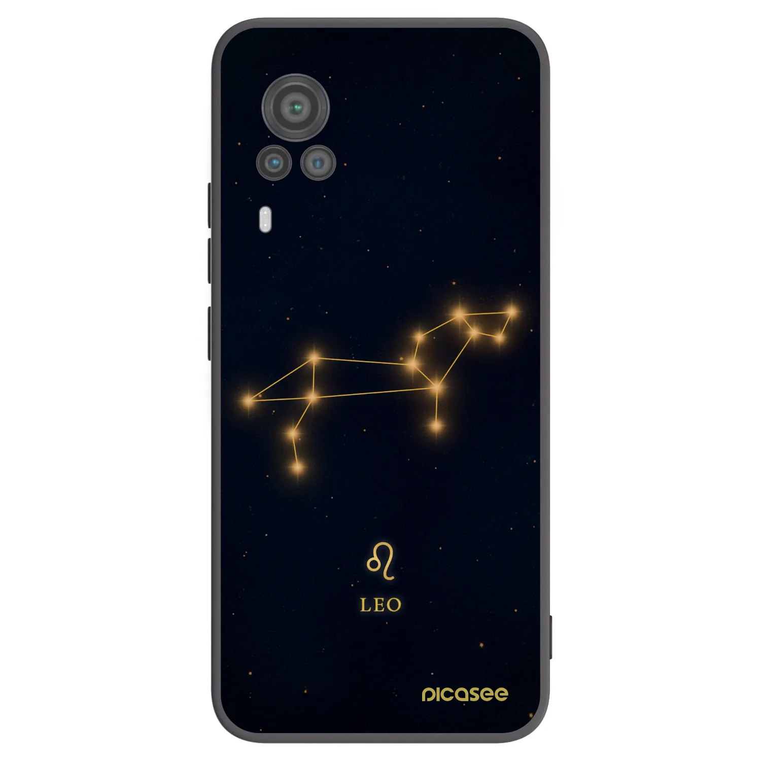 Picasee husă neagră din silicon pentru Vivo X60 Pro 5G - LEO