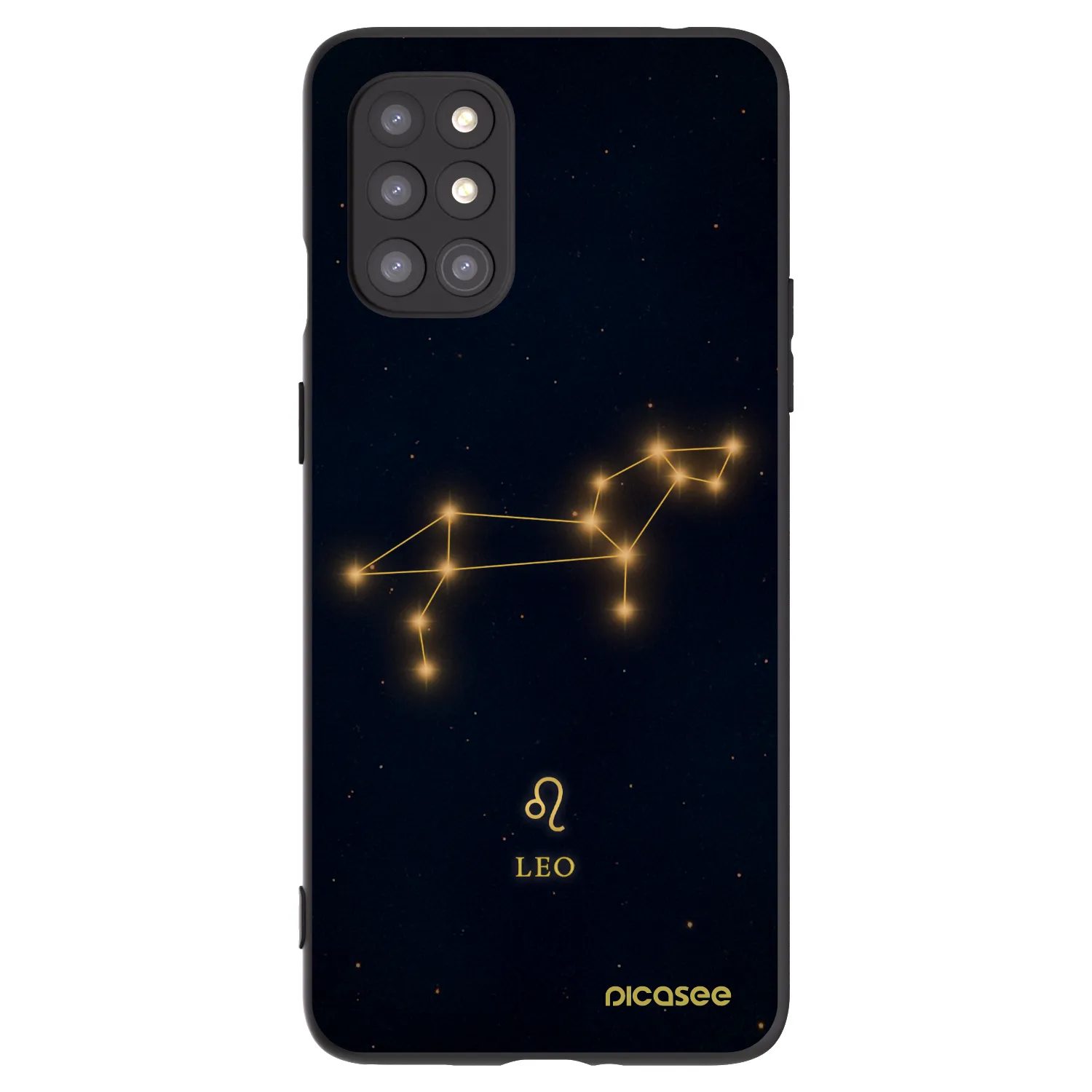 Picasee husă neagră din silicon pentru OnePlus 8T - LEO