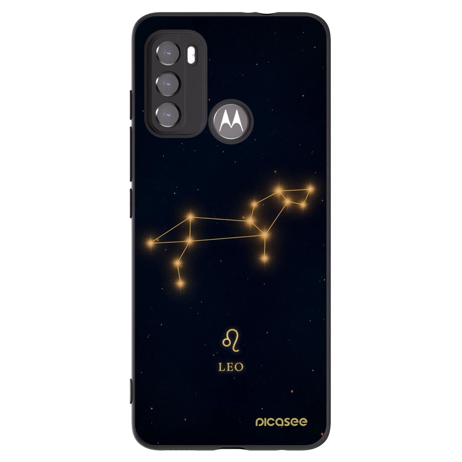 Picasee husă neagră din silicon pentru Motorola Moto G60 - LEO
