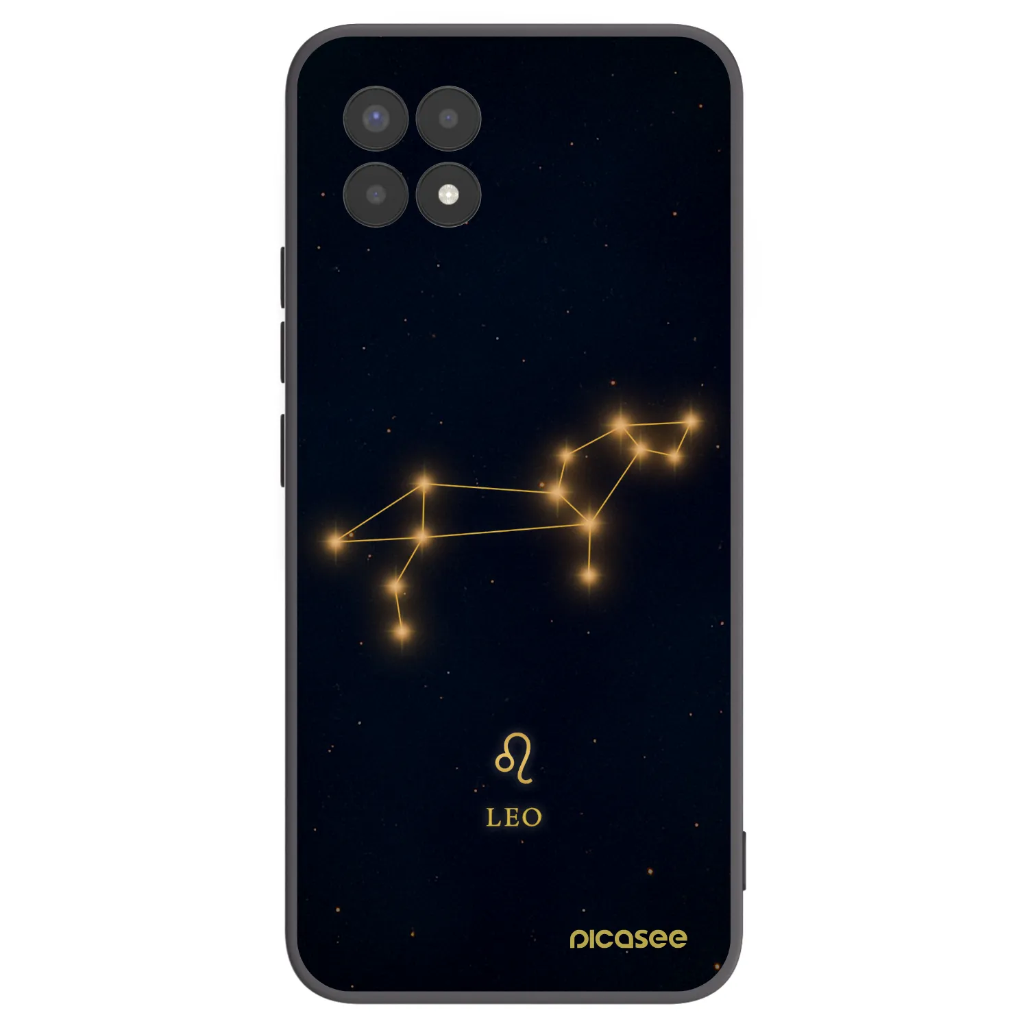 Picasee husă neagră din silicon pentru Realme 8i - LEO