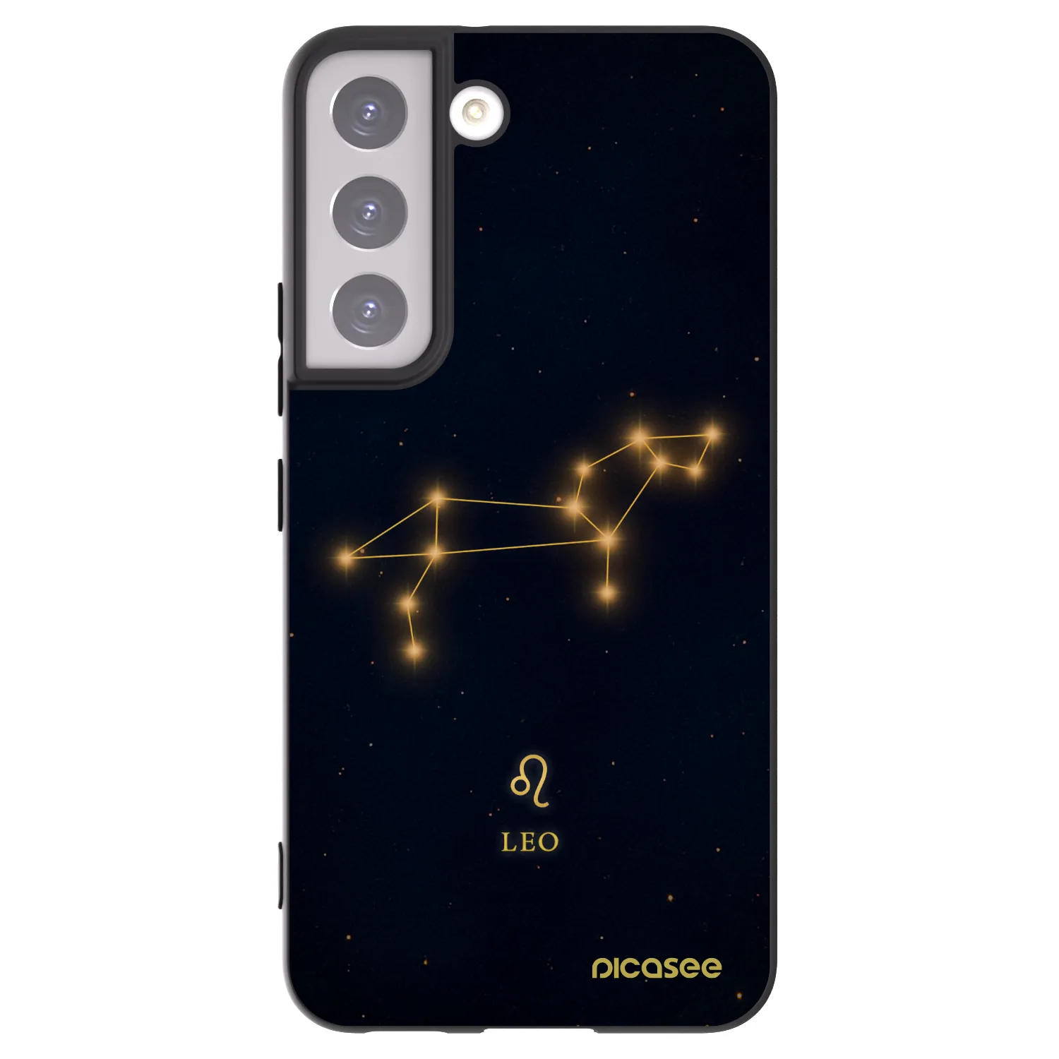 Picasee husă neagră din silicon pentru Samsung Galaxy S22 5G - LEO