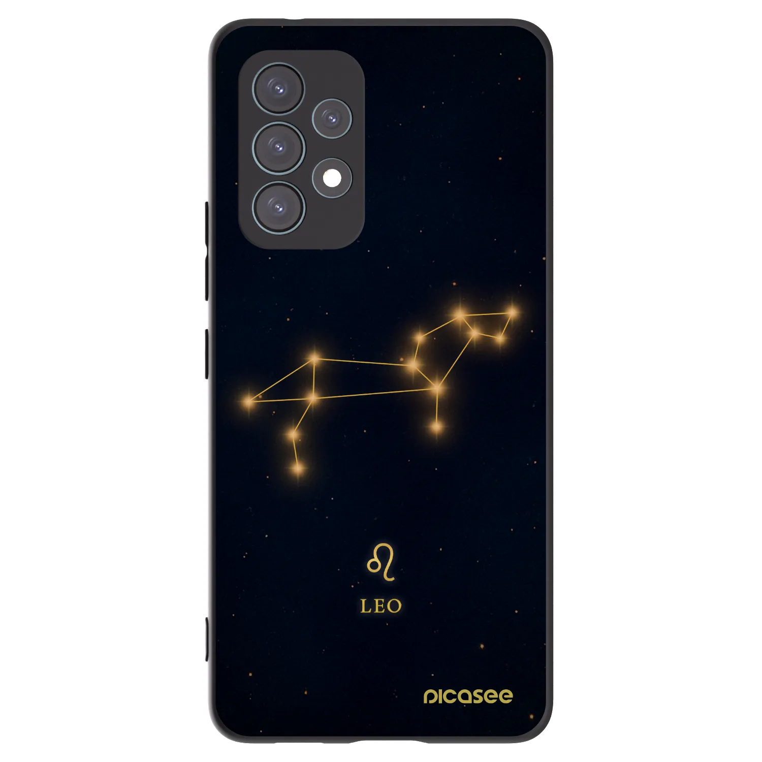 Picasee husă neagră din silicon pentru Samsung Galaxy A53 5G A536 - LEO