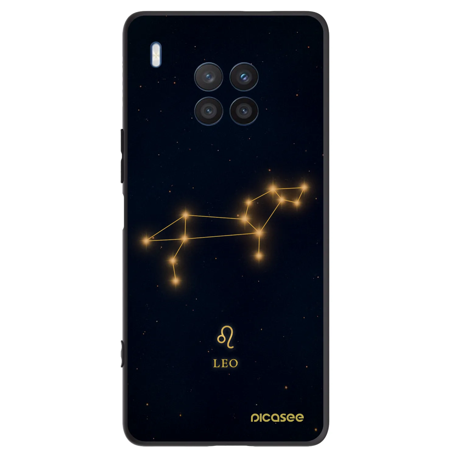 Picasee husă neagră din silicon pentru Honor 50 Lite - LEO