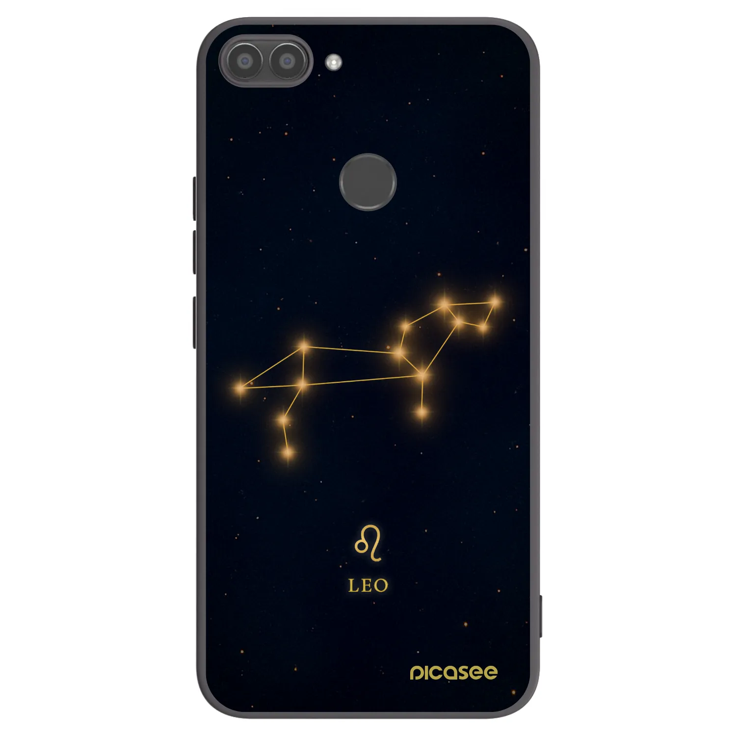 Picasee husă neagră din silicon pentru Huawei P Smart - LEO