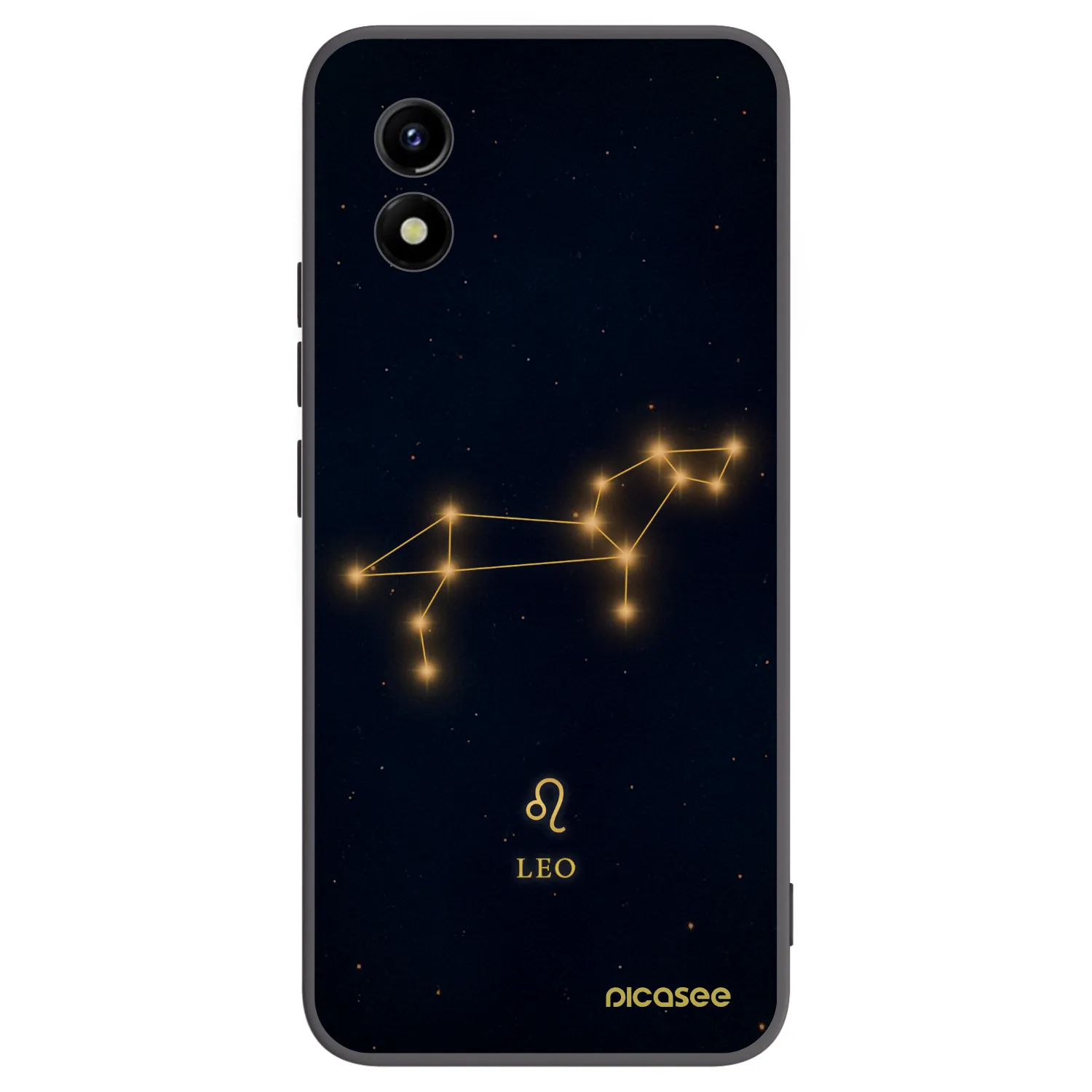 Picasee husă neagră din silicon pentru Vivo Y01 - LEO