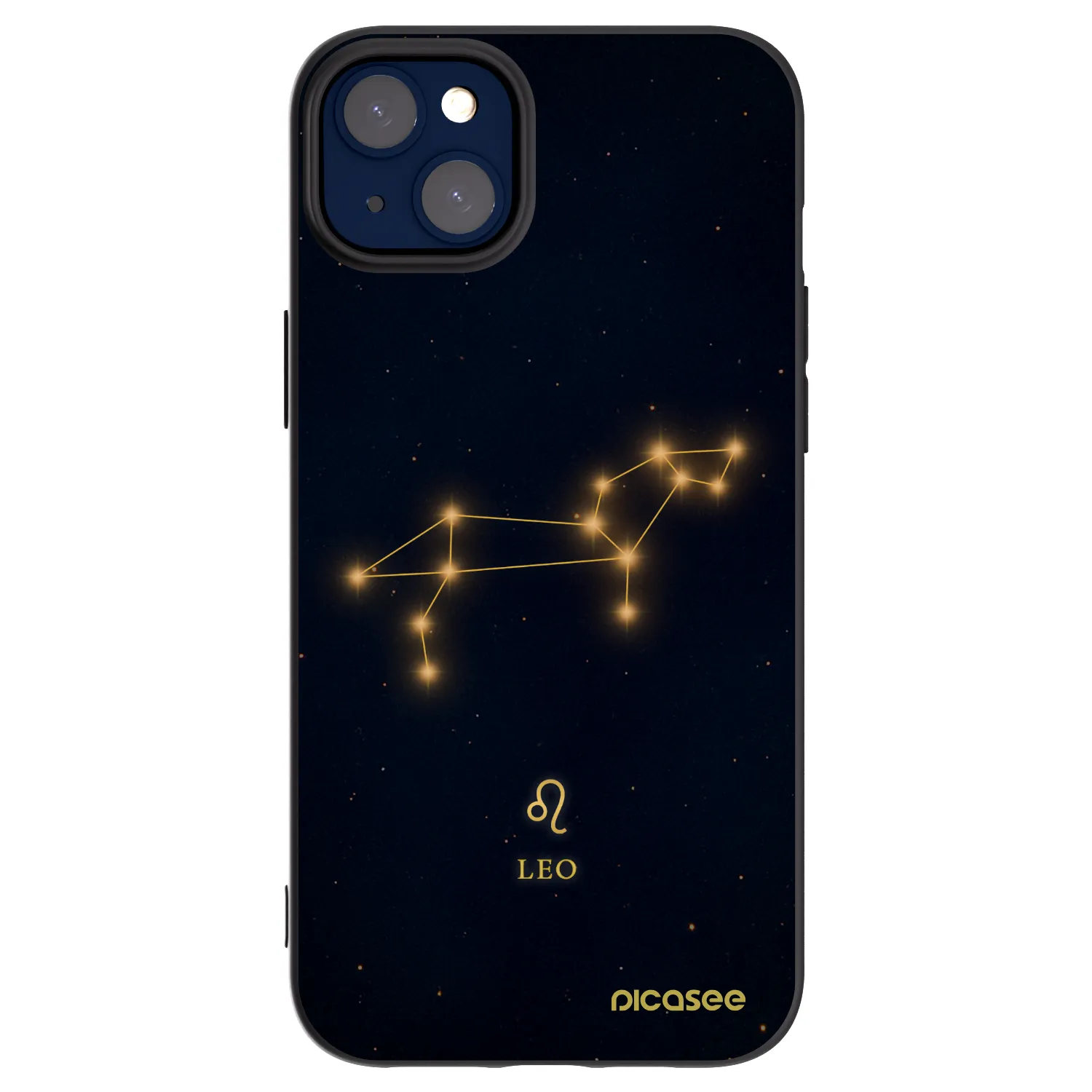 Picasee husă neagră din silicon pentru Apple iPhone 14 Plus - LEO