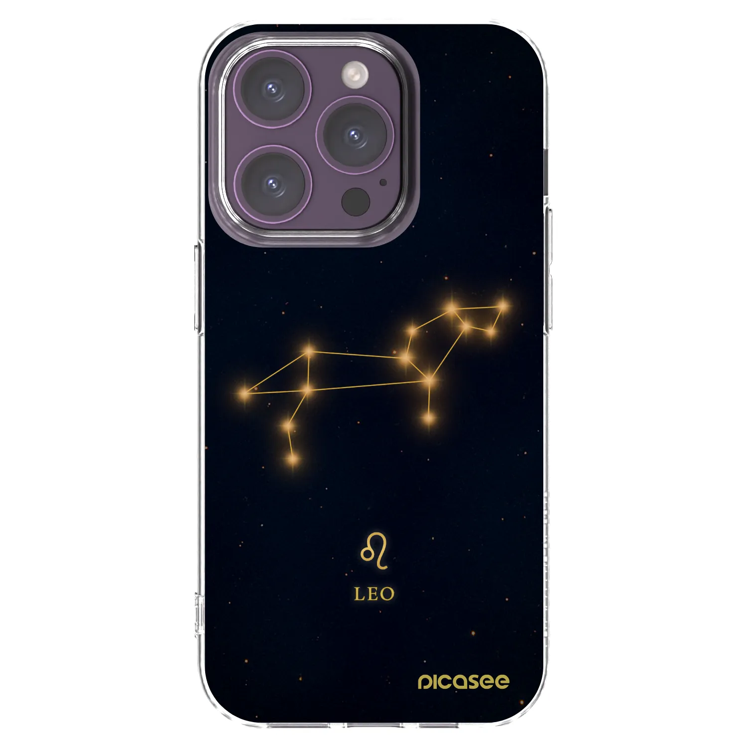 Picasee husă transparentă din silicon pentru Apple iPhone 14 Pro - LEO