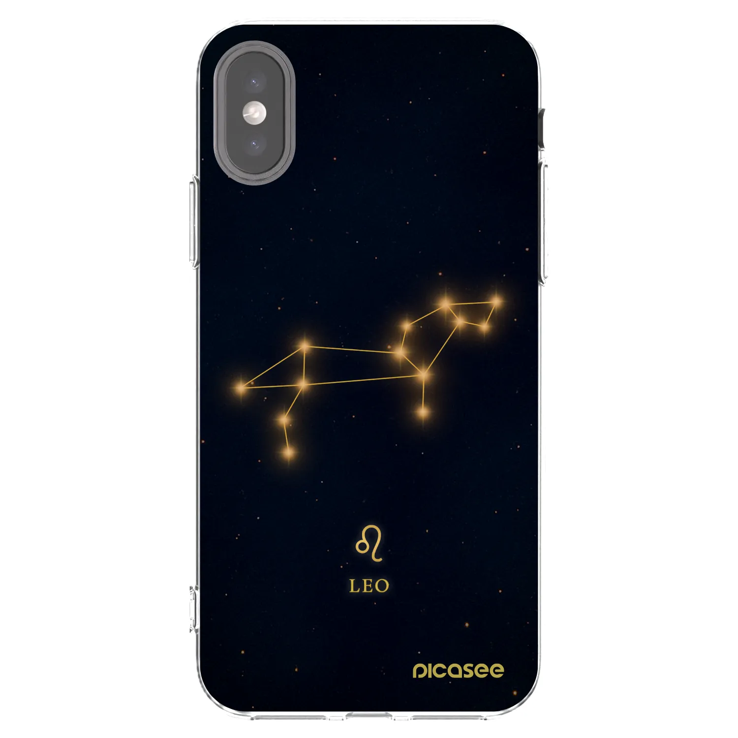 Picasee husă transparentă din silicon pentru Apple iPhone X/XS - LEO
