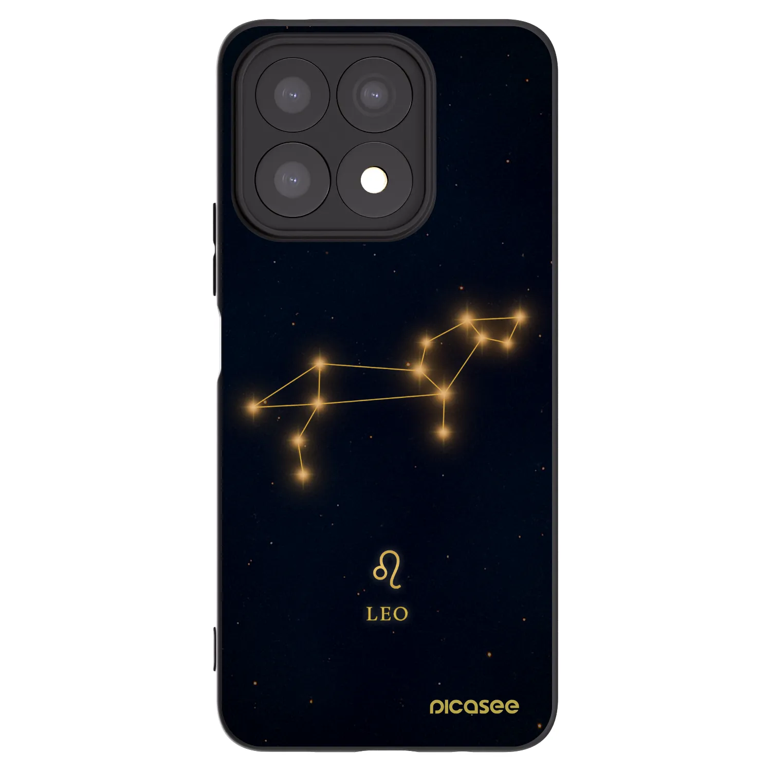 Picasee husă neagră din silicon pentru Honor X8a - LEO