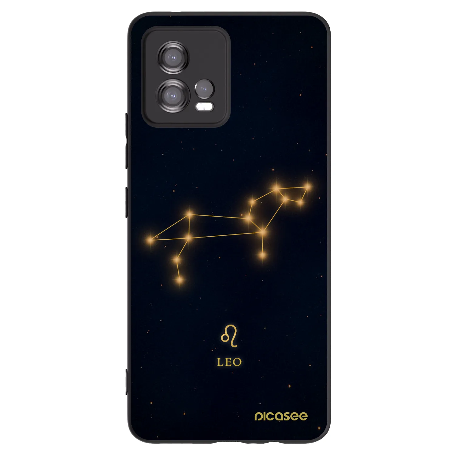 Picasee husă neagră din silicon pentru Motorola Moto G72 - LEO