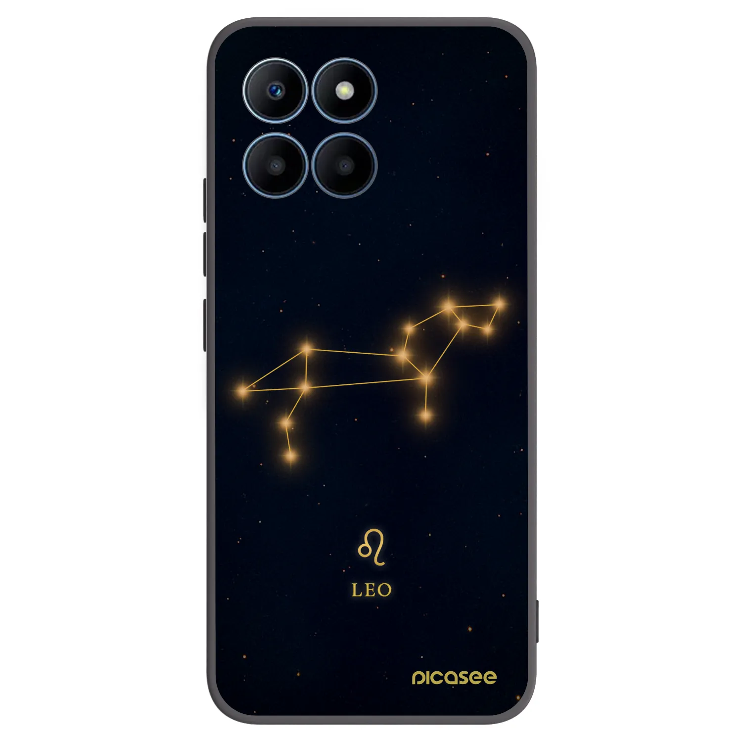Picasee husă neagră din silicon pentru Honor 70 Lite - LEO