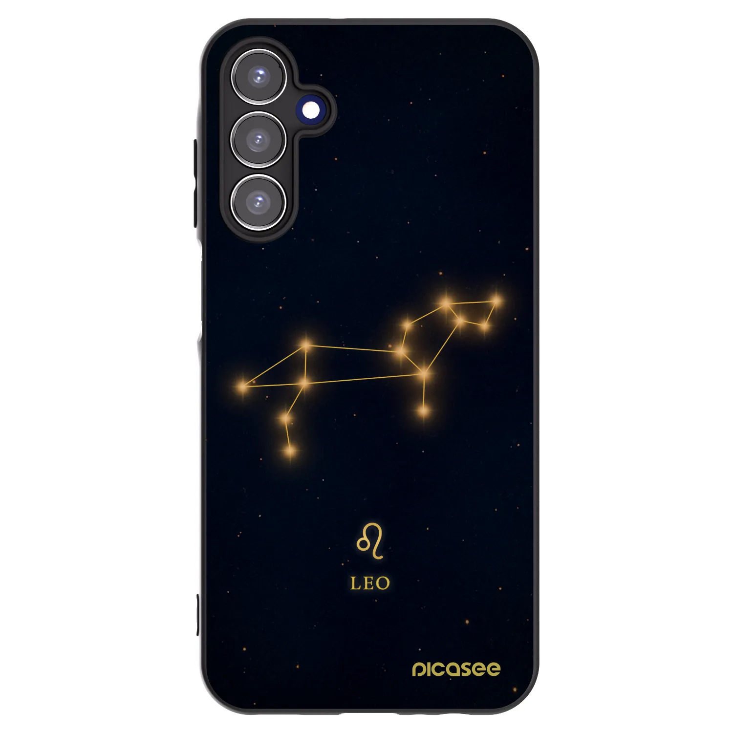 Picasee husă neagră din silicon pentru Samsung Galaxy A15 A155F 4G - LEO