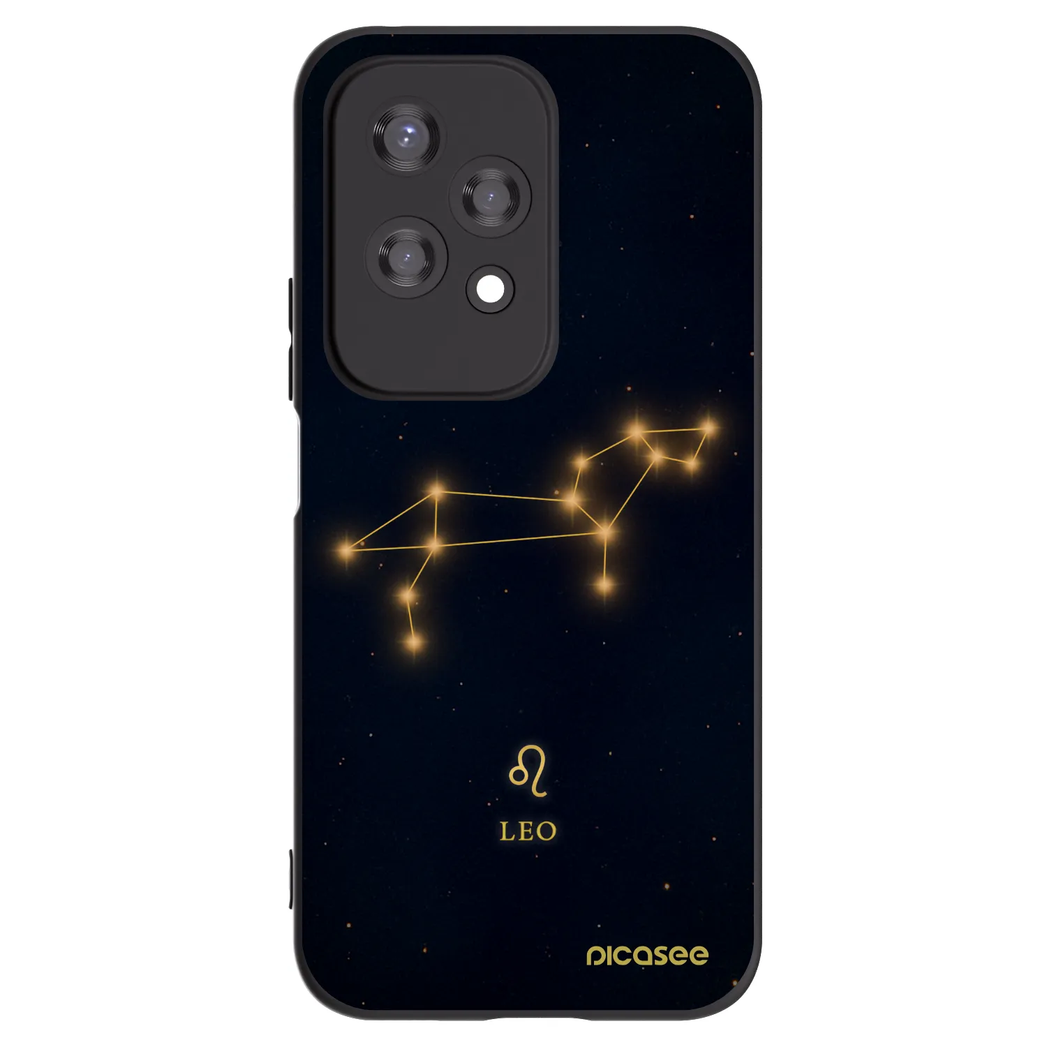 Picasee husă neagră din silicon pentru Honor 200 Lite - LEO