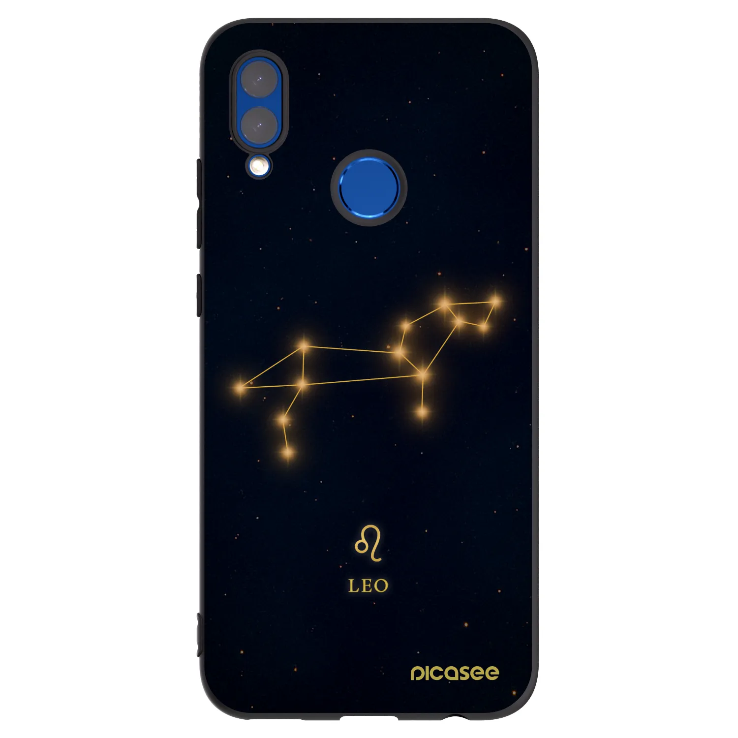 Picasee husă neagră din silicon pentru Honor 10 Lite - LEO